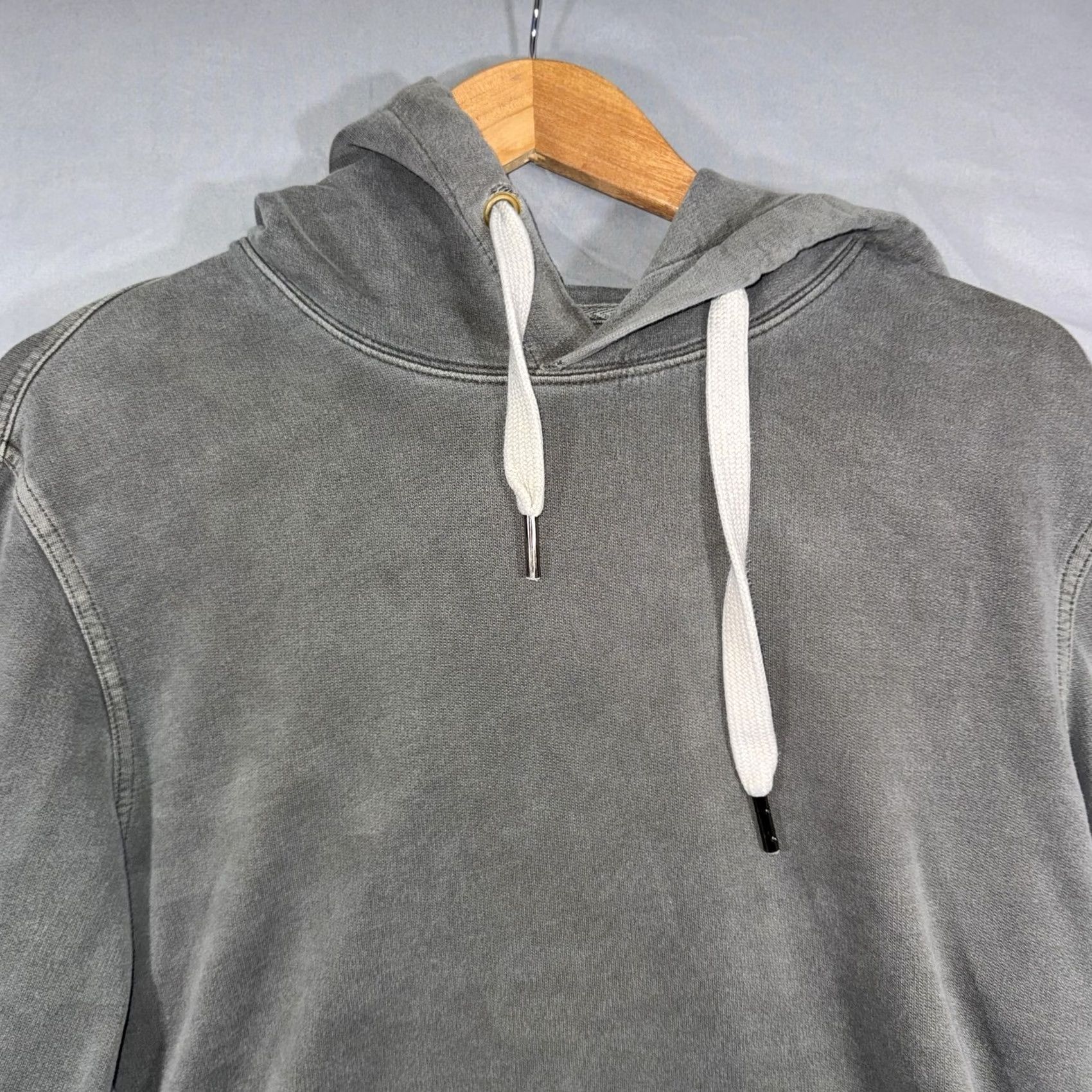 Buck Mason Buck Mason Sweatshirt Hoodie Mens Medium Gray Pullover Washed Cotton Pocket Size US M / EU 48-50 / 2 - 3 Thumbnail