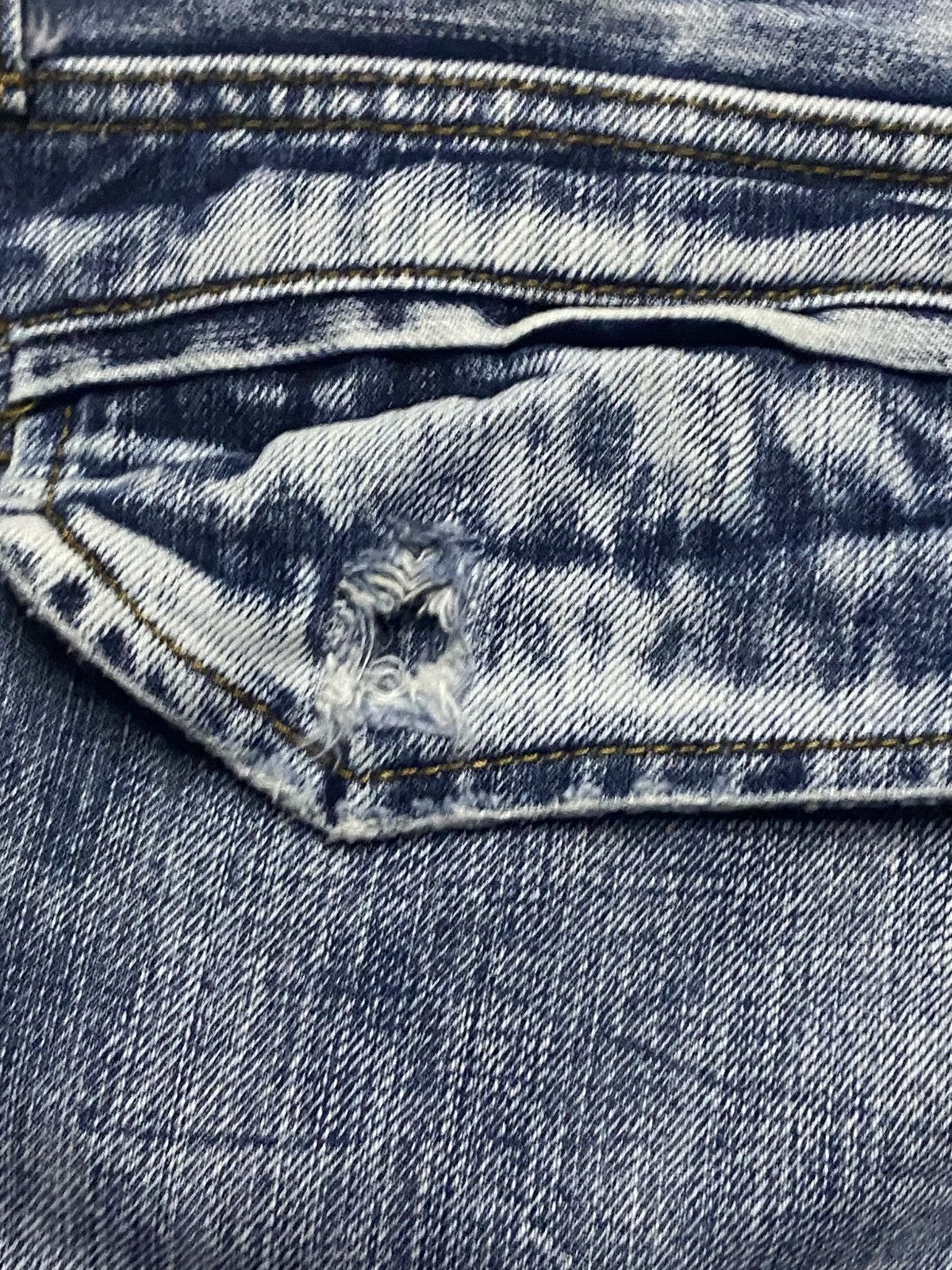 semanticdesign SemanticDesign Tactical Distressed Multipocket Flare Jeans Size US 32 / EU 48 - 14 Thumbnail