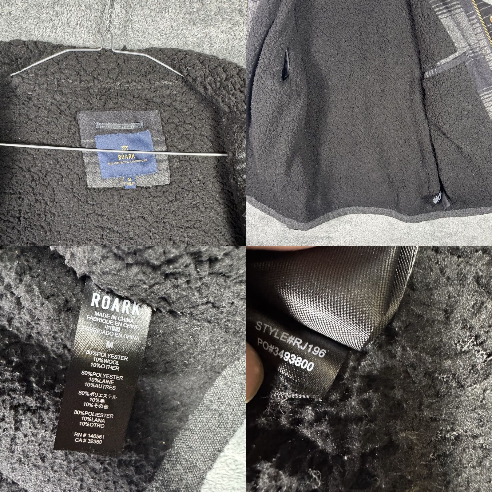 Roark VINTAGE Roark Axeman Jacket Men M Sherpa Wool Lined Utility Field Chore Outdoor Coat Size US M / EU 48-50 / 2 - 8 Thumbnail