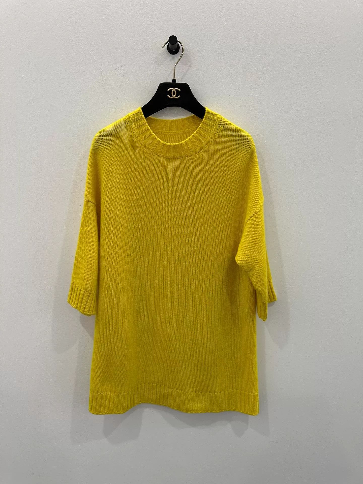 Dior Dior Women's Yellow Wool Sweater Size S / US 4 / IT 40 - 1 Thumbnail