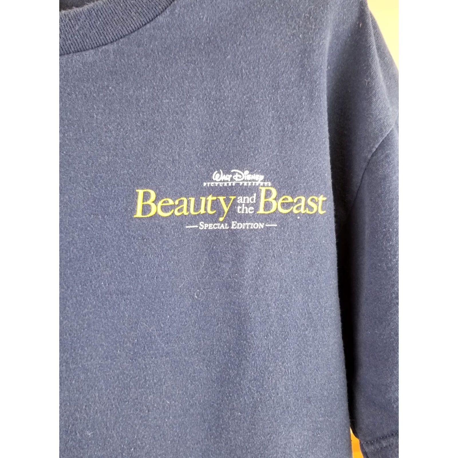 Vintage VINTAGE 90' BEAUTY AND BEAST MOVIE DVD SPECIAL EDITION NAVY COTTON T-SHIRT SZ XL Men Size US XL / EU 56 / 4 - 3 Thumbnail