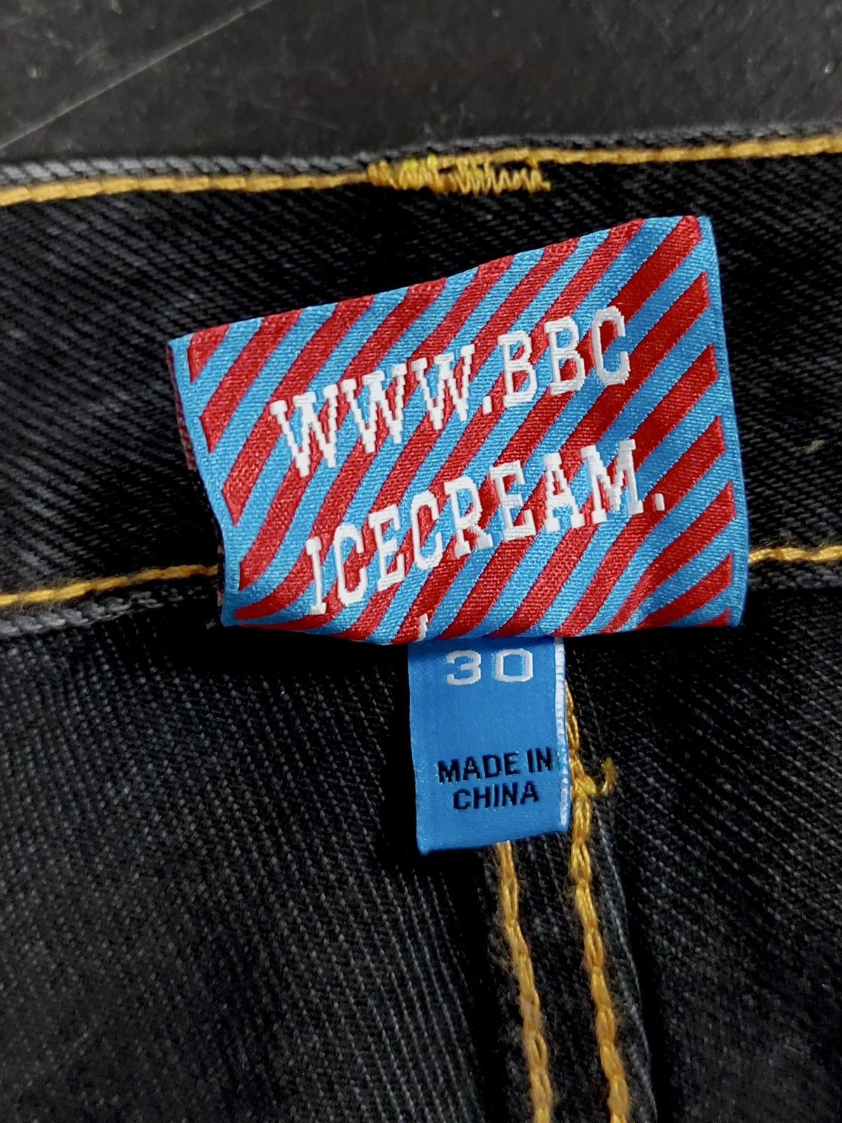 Icecream Deadstock Icecream BBC Running Dog Black Denim Shorts M 30 Size US 30 / EU 46 - 3 Thumbnail