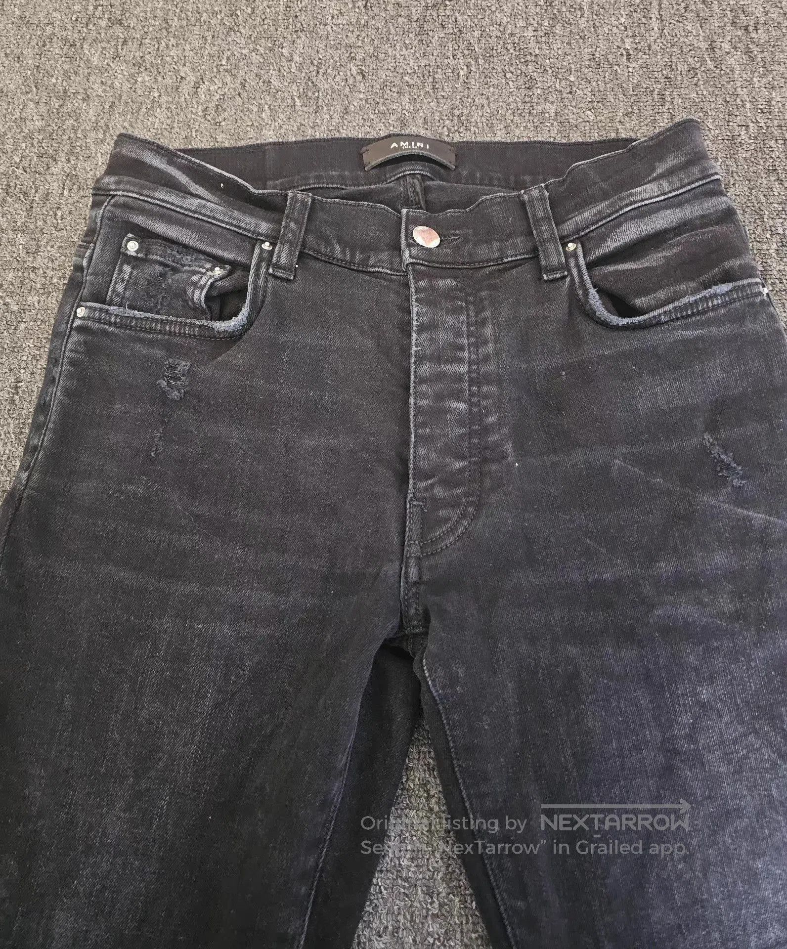 Amiri Black Denim Jeans. Size US 32 / EU 48 - 2 Thumbnail