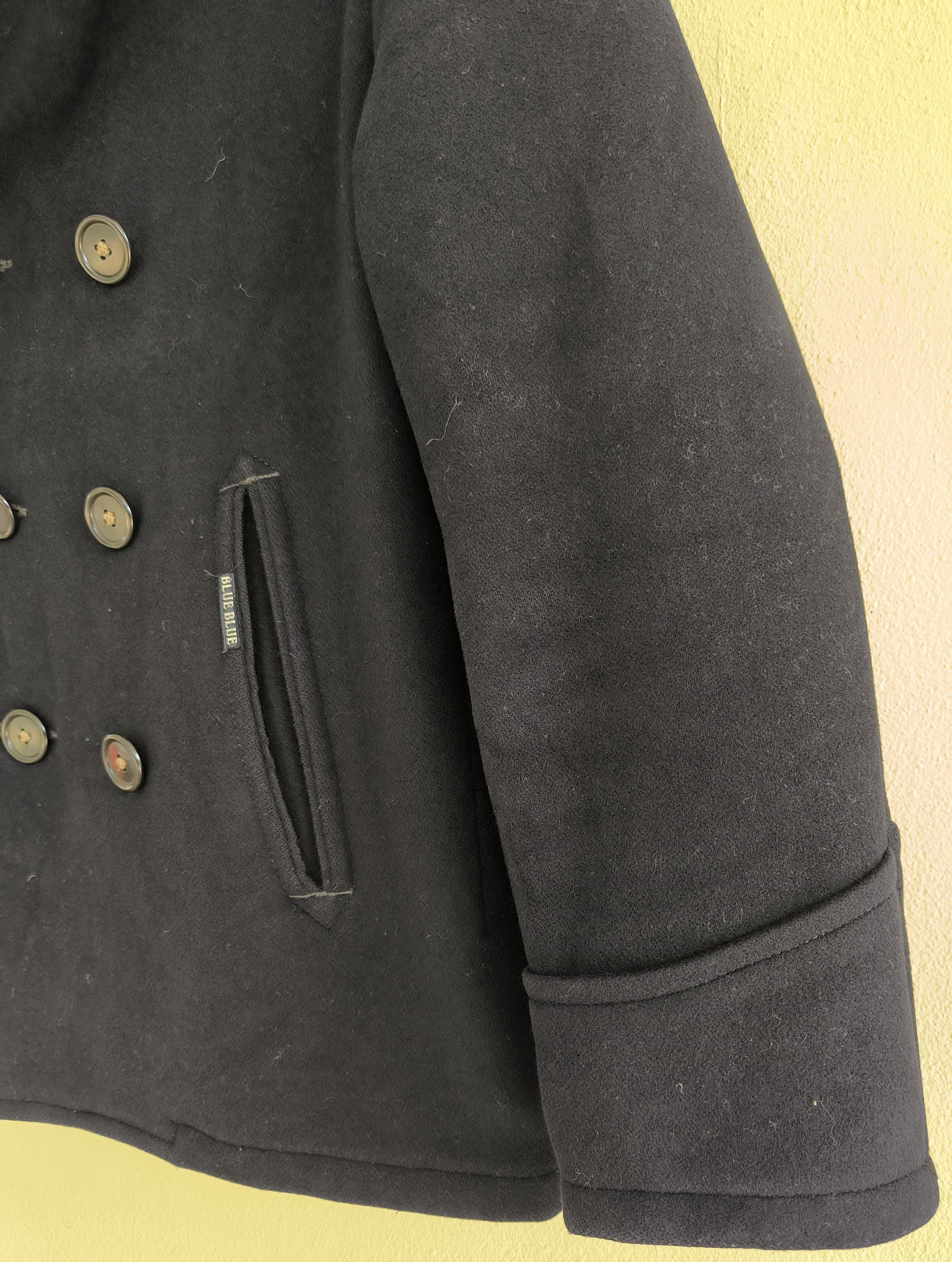 Blue Blue Japan BLUE BLUE JAPAN double breasted wool coat Size US XS / EU 42 / 0 - 3 Thumbnail