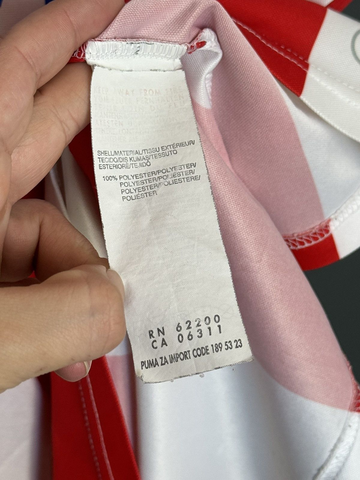 Puma Red Star Belgrad 15/16 Match Worn Kovacevic Football Jersey Size US M / EU 48-50 / 2 - 23 Thumbnail