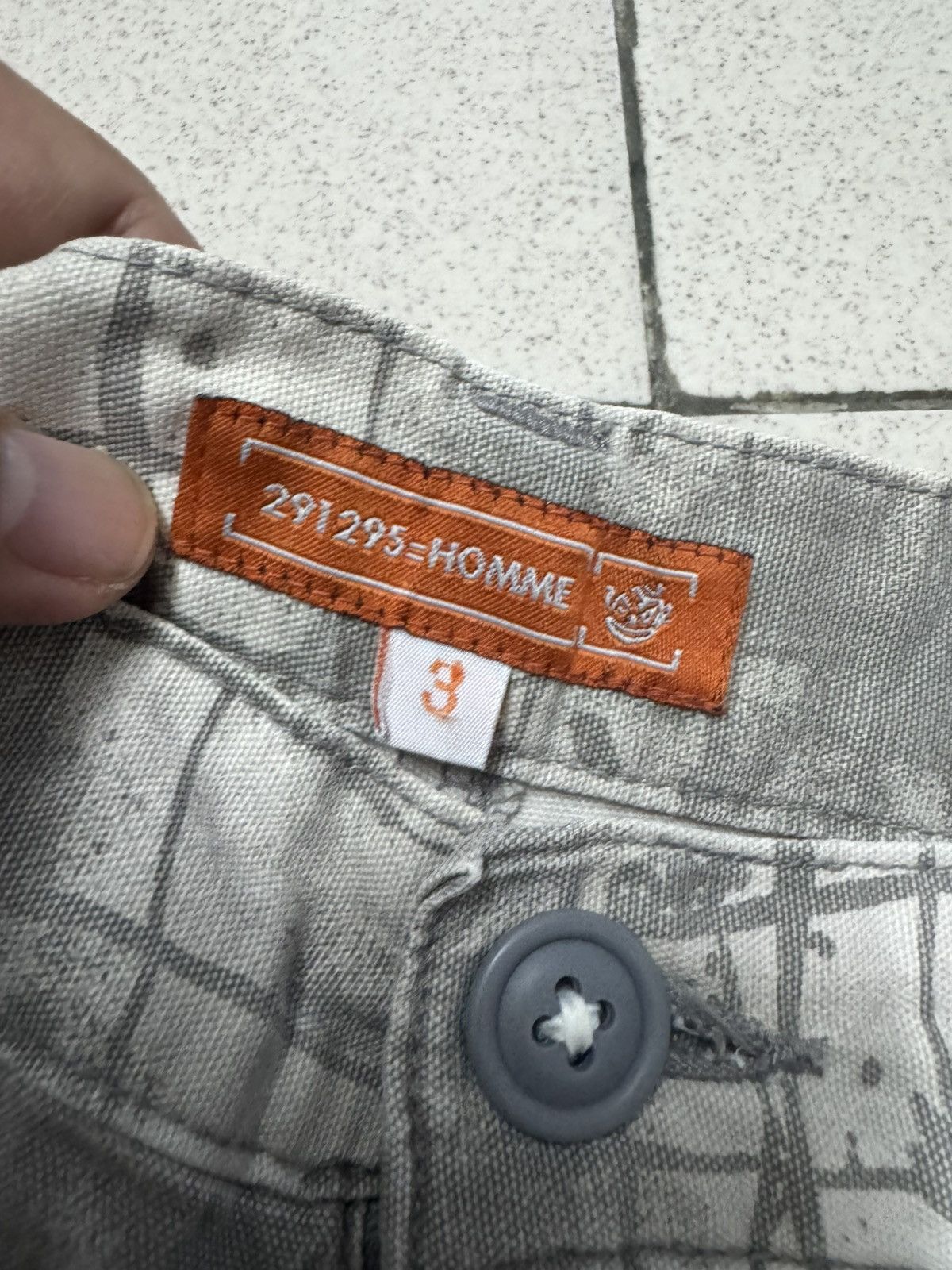 291295=Homme 291295 HOMME DIGITAL CAMOUFLAGE CROPPED PANTS Size US 32 / EU 48 - 8 Thumbnail