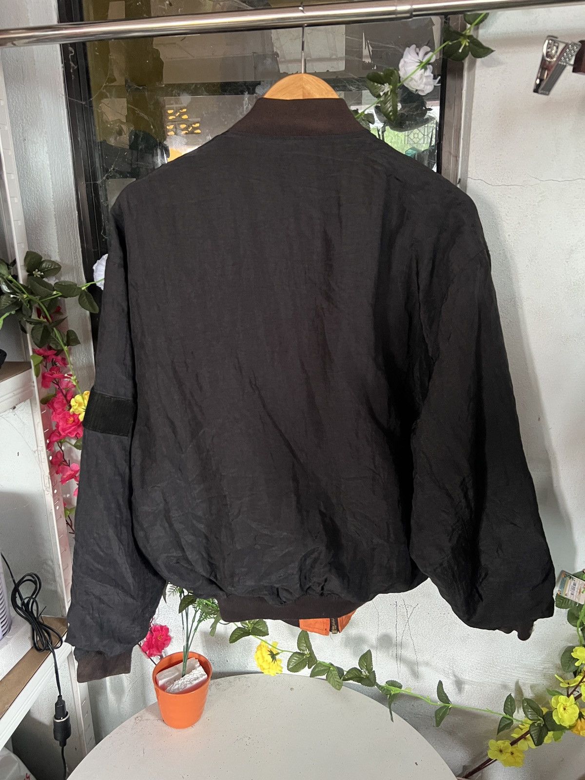 Issey Miyake × Japanese Brand SABUROKU MEN’S Bomber Jacket Size US L / EU 52-54 / 3 - 2 Thumbnail