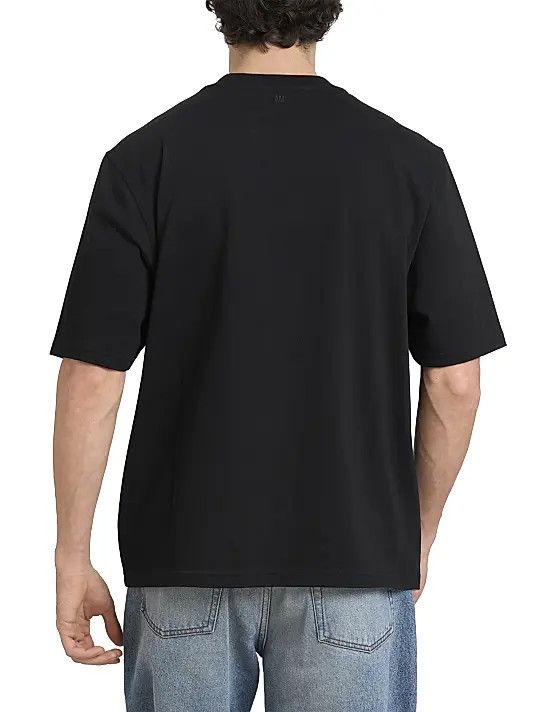 AMI os11x0226 Small Embossed Ami de Coeur T-Shirt In Black Size US XL / EU 56 / 4 - 5 Thumbnail