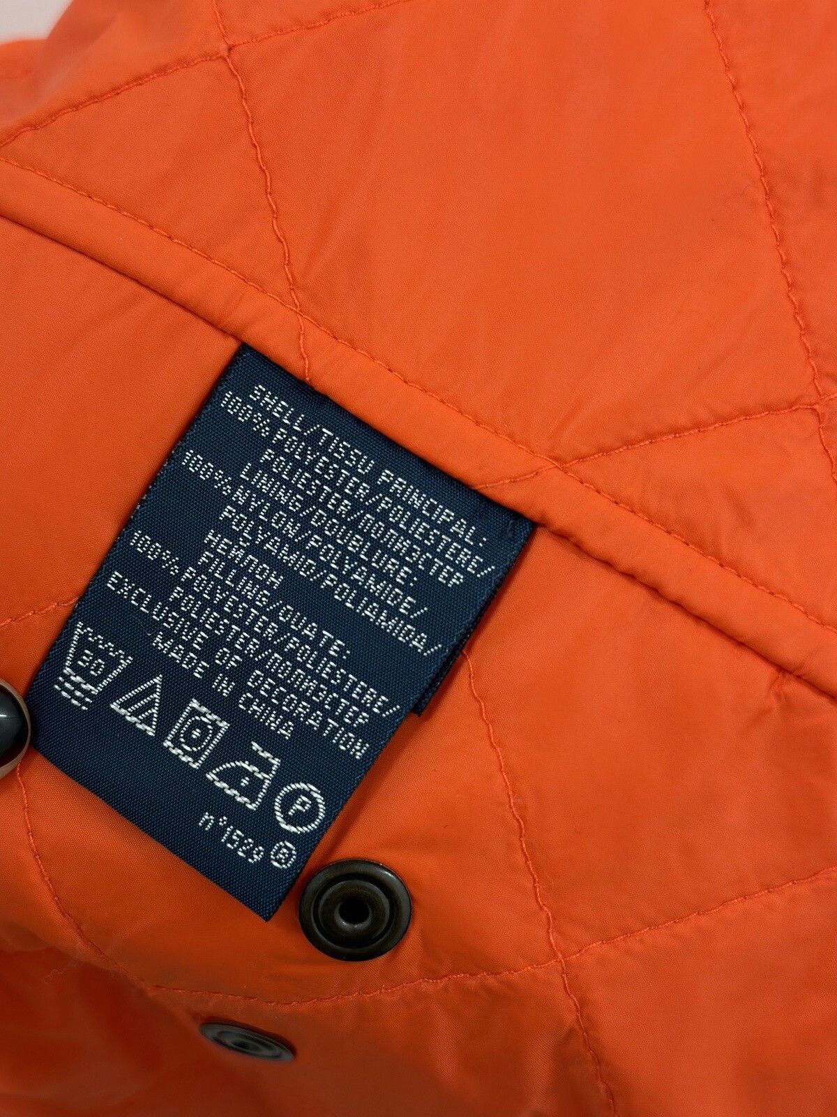 Polo Ralph Lauren Polo Ralph Lauren Gilet Orange Quilted Lightweight Snap Size US XL / EU 56 / 4 - 15 Thumbnail