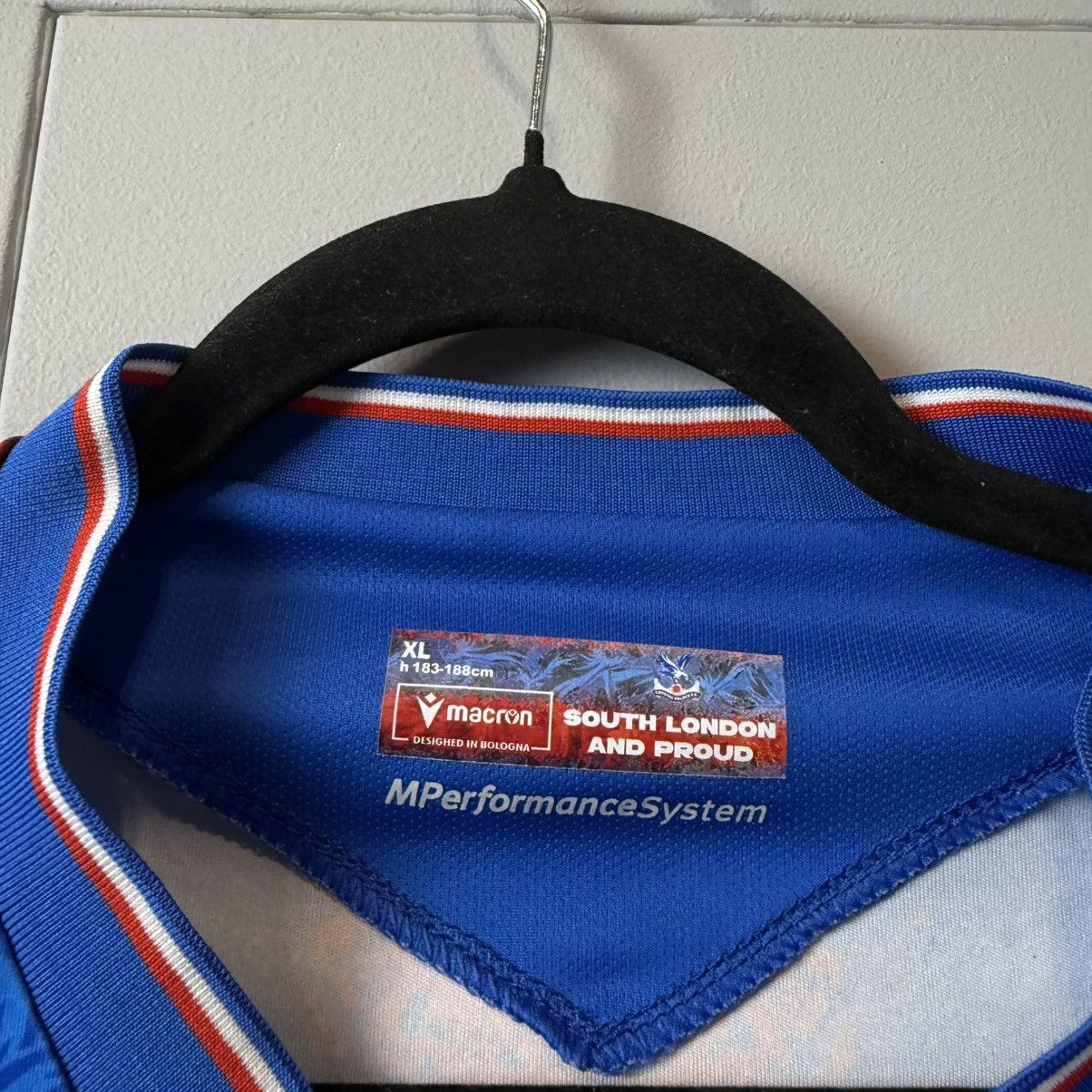 Other Vintage Macron Crystal Palace Soccer Jersey T-shirt Size US XL / EU 56 / 4 - 4 Thumbnail