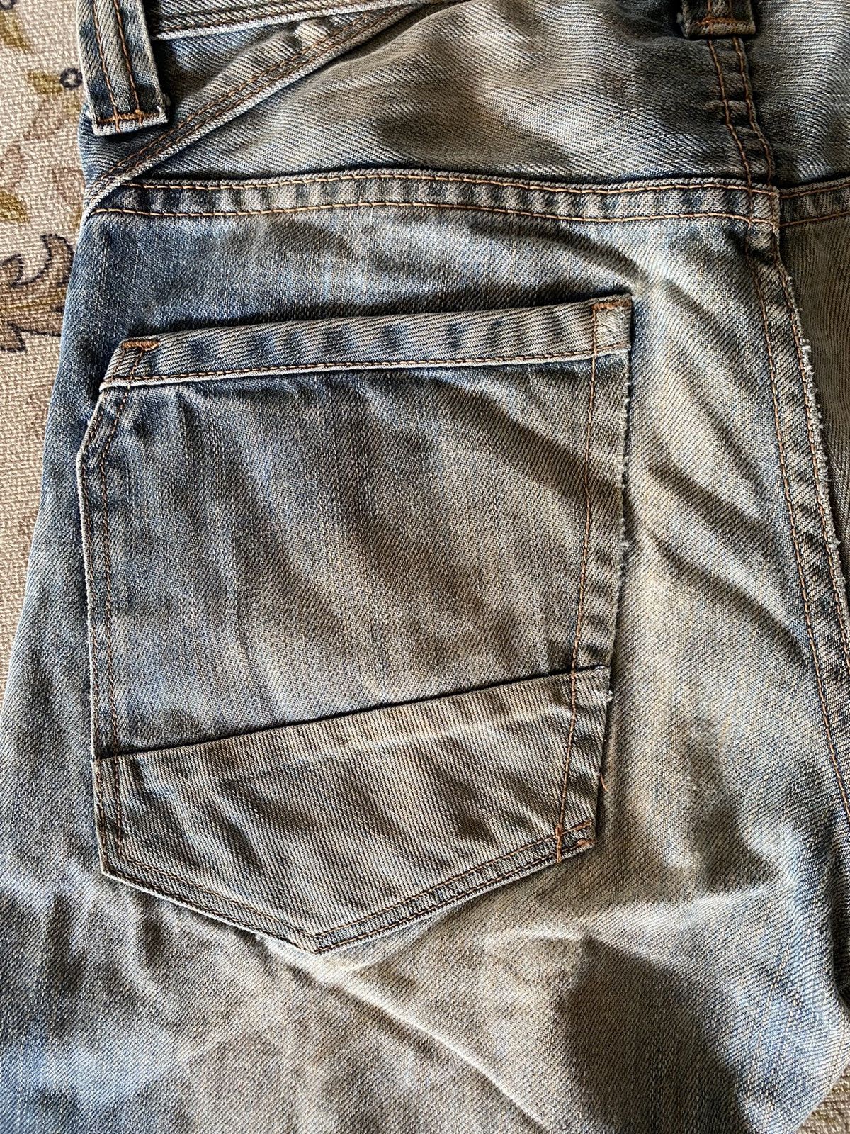 Japanese Brand Vintage Japanese Brand Back Number Distressed Denim Size US 28 / EU 44 - 9 Thumbnail