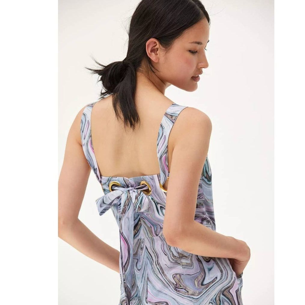 Anthropologie New Anthropologie HUTCH Marbleized Overalls $160 SMALL Size 28" / US 6 / IT 42 - 3 Thumbnail
