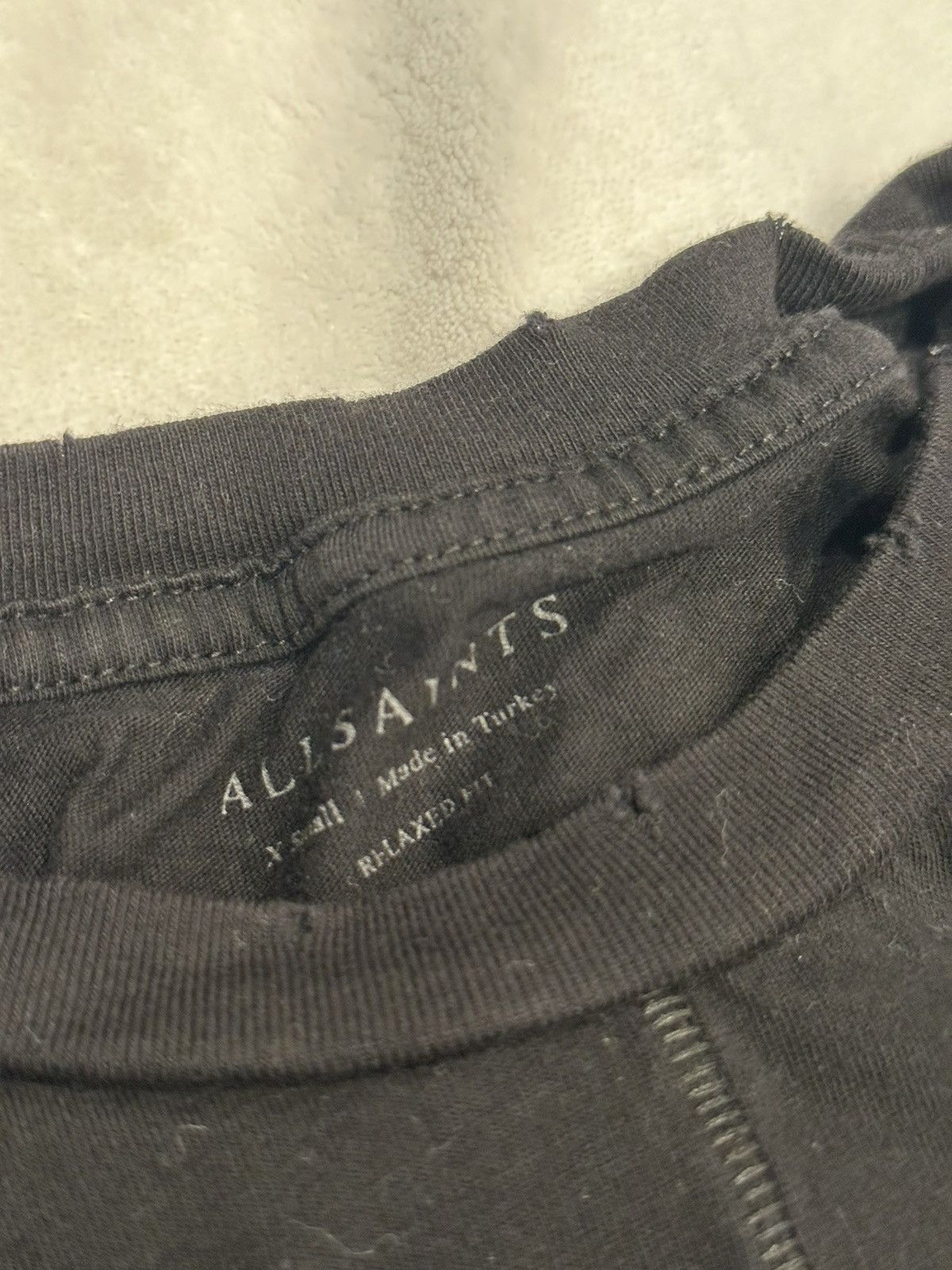Allsaints All Saints Allsaints Split Logo Tee Size US XS / EU 42 / 0 - 4 Thumbnail