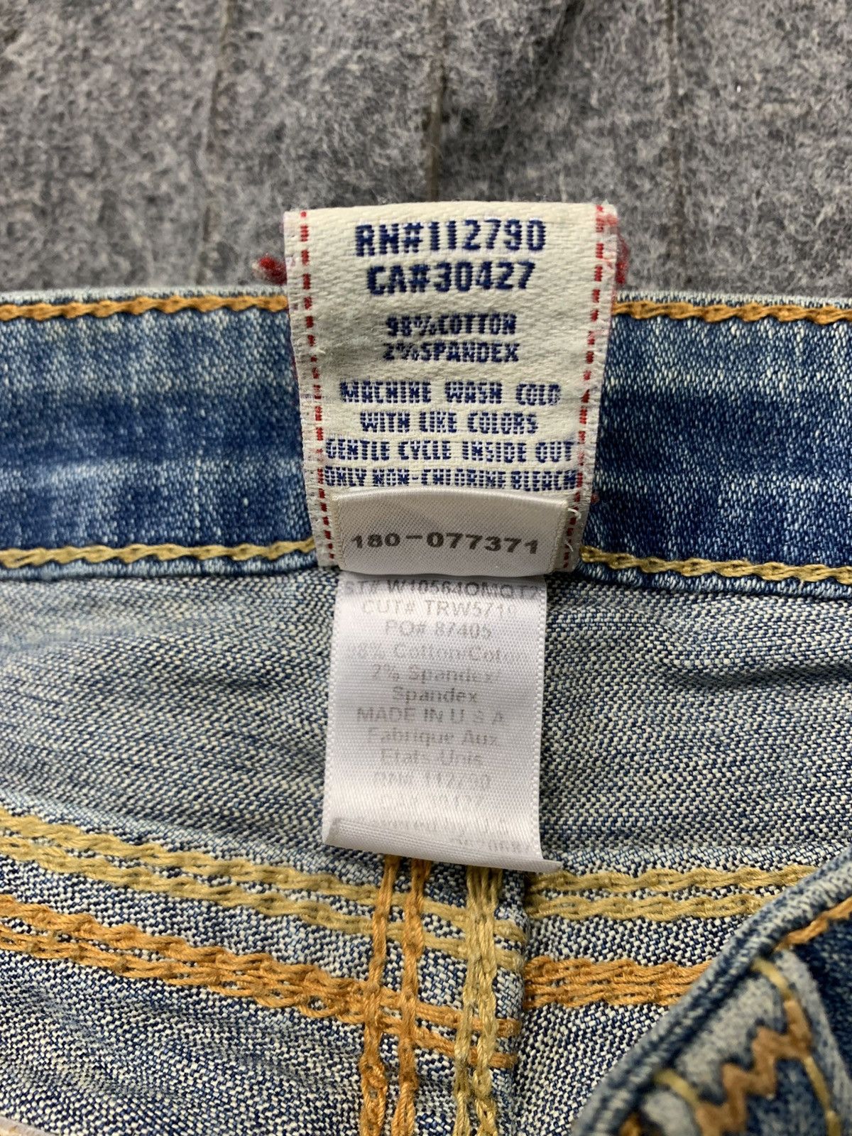 True Religion True Religion Section Becky Qt Zipper Jeans Straight Cut Size 26" / US 2 / IT 38 - 9 Thumbnail