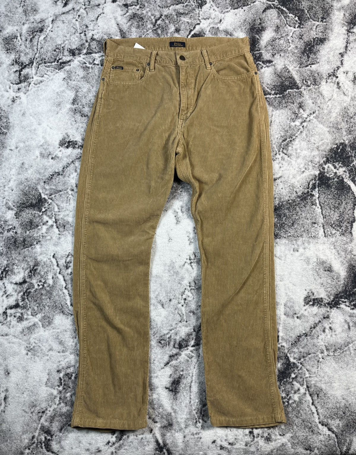Polo Ralph Lauren Polo Ralph Lauren Corduroy Pants Beige W31 Size US 31 - 2 Thumbnail