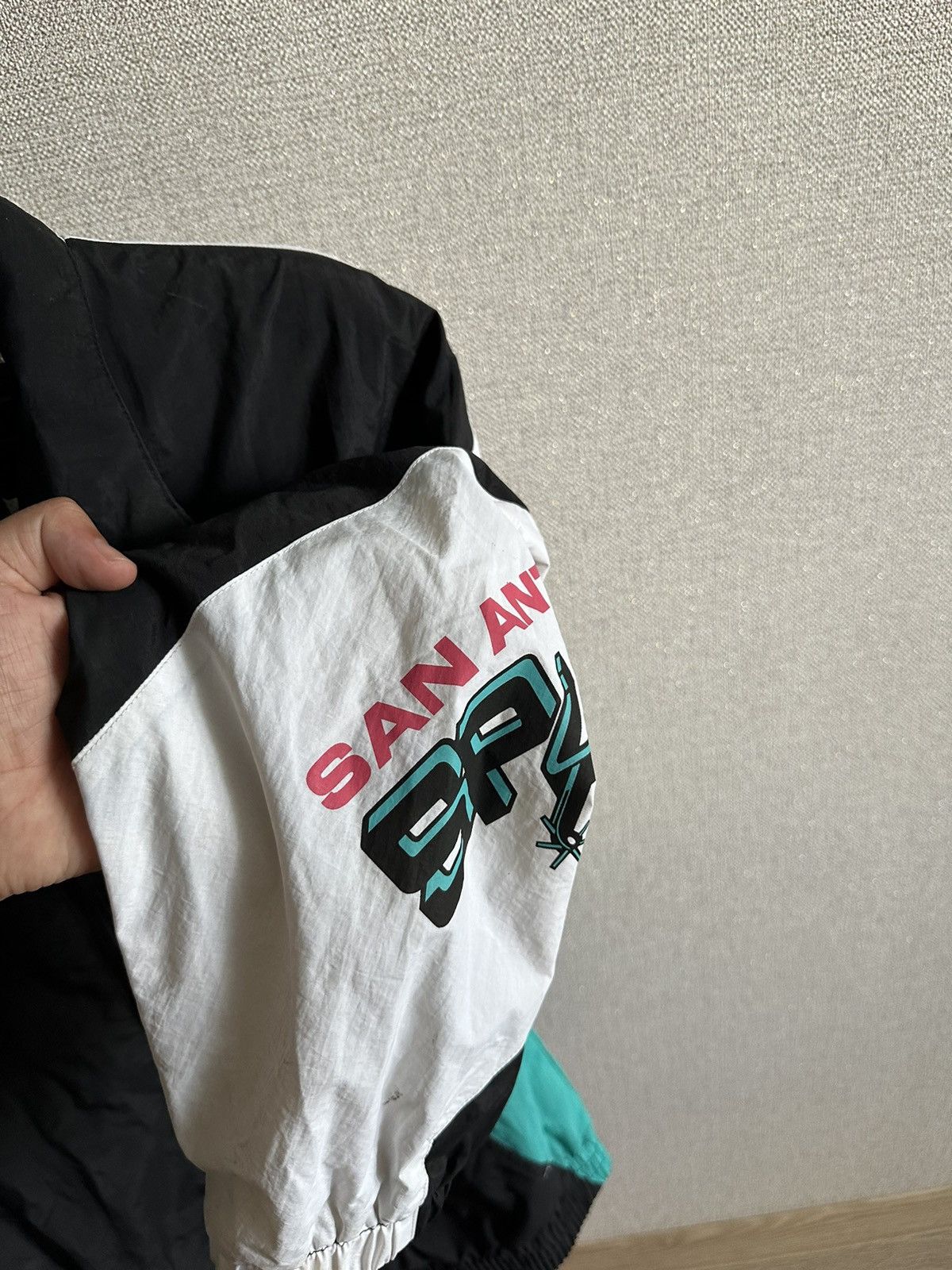 Mitchell & Ness Vintage Mitchell Ness San Antonio Spurs Nylon Jacket Size US M / EU 48-50 / 2 - 6 Thumbnail