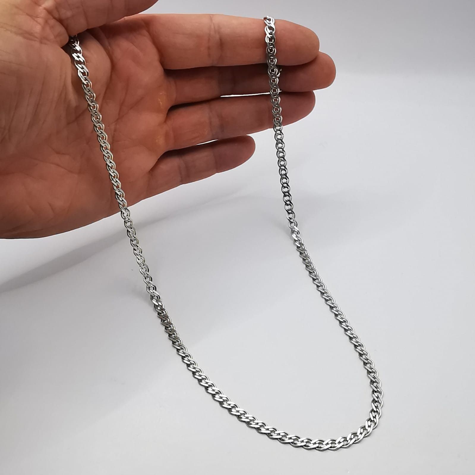 Sterling Silver Vintage Jewelry Chain,925 Sterling Silver,Signed 14,64g Size ONE SIZE - 8 Thumbnail