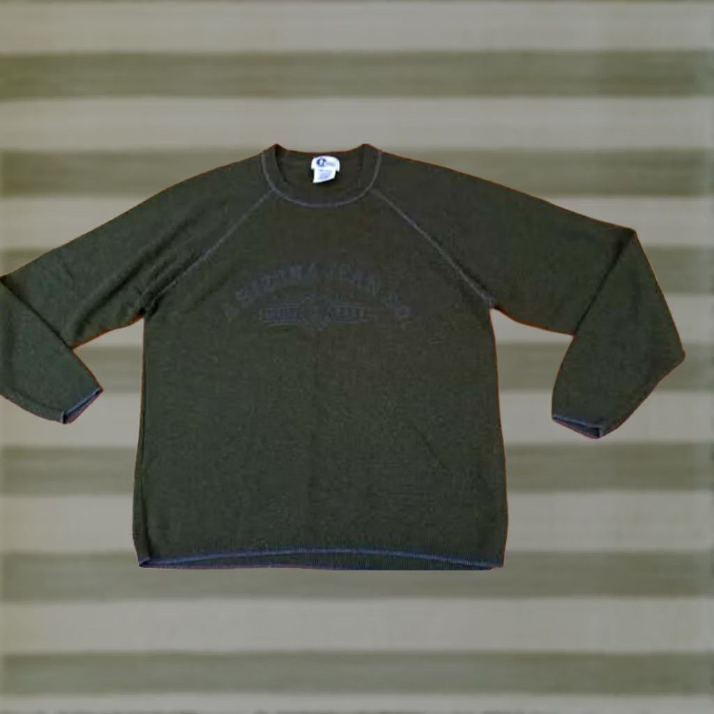 Vintage VINTAGE Arizona Jeans Sweater L USA Dark green Wool Mens Size US L / EU 52-54 / 3 - 1 Thumbnail