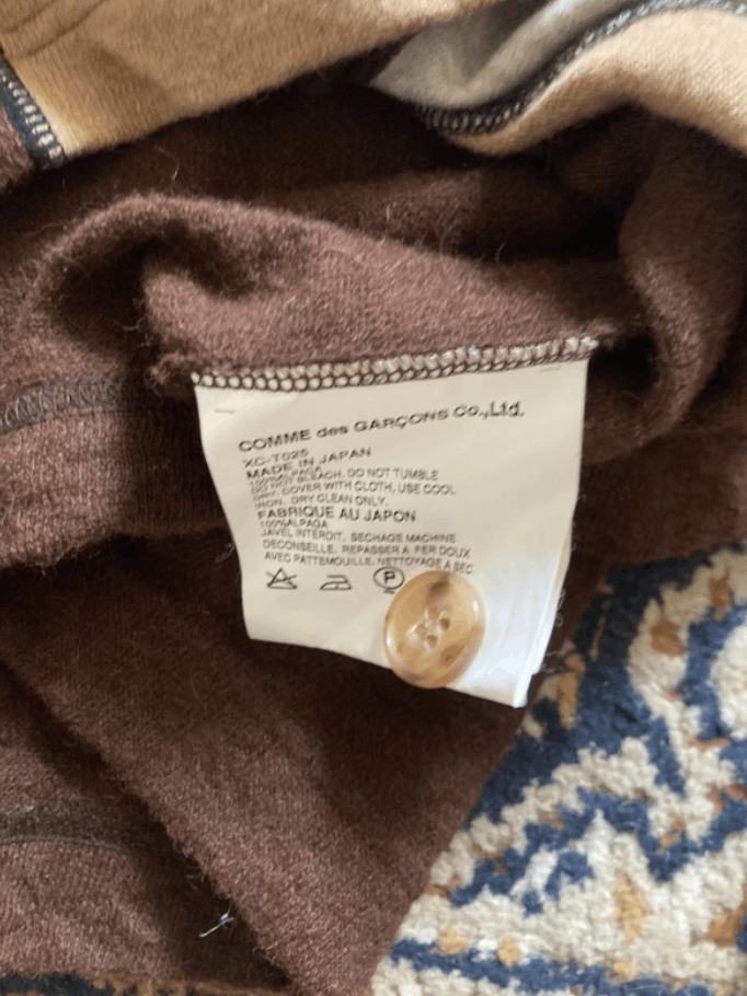Comme des Garcons × Japanese Brand × Junya Watanabe Comme Des Garcons Cargian Jumper Knit Sweater Pullove EX0059 Size US L / EU 52-54 / 3 - 4 Thumbnail