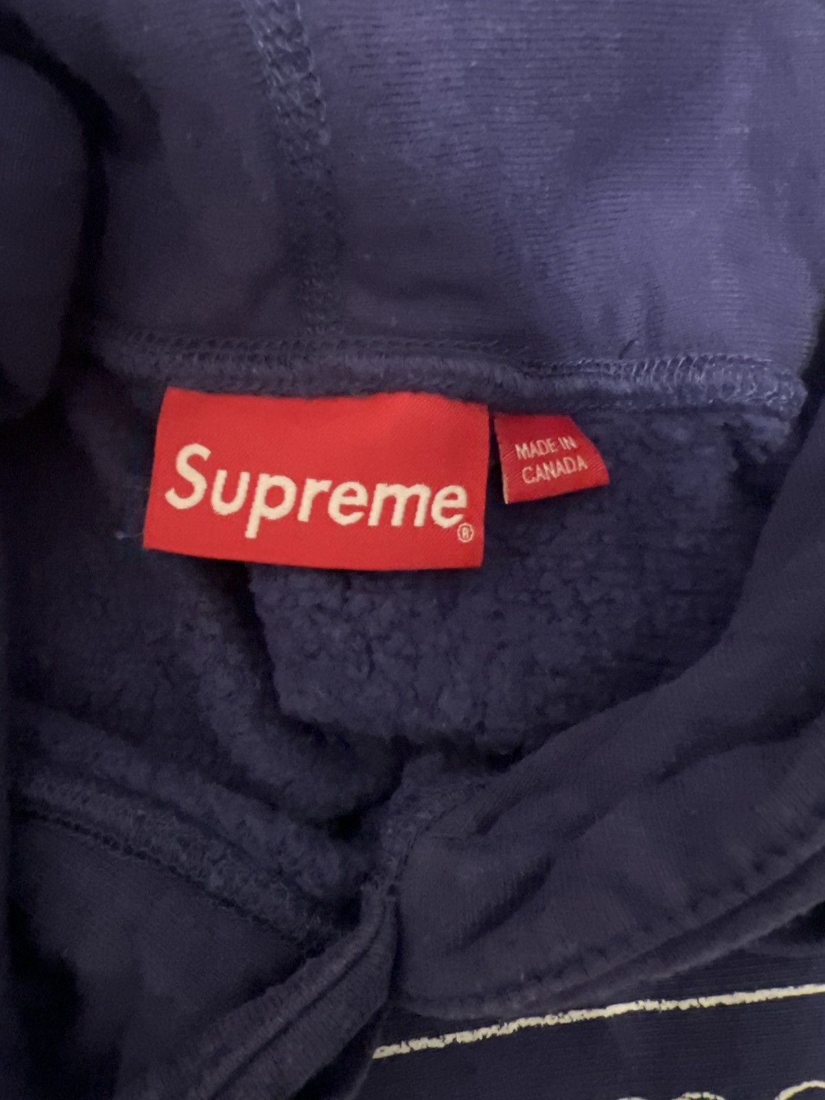 Kaws × Supreme SUPREME X KAWS NAVY BLUE HOODIE Size US L / EU 52-54 / 3 - 3 Thumbnail