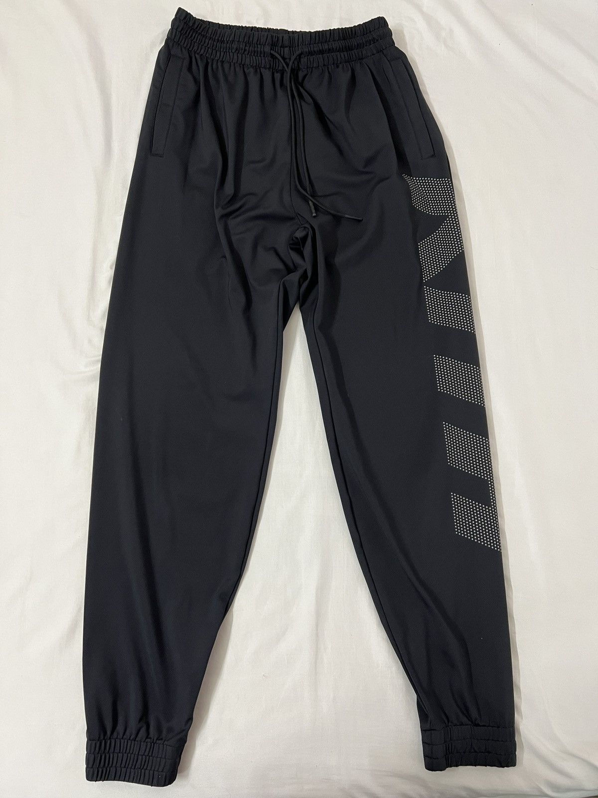 image of Kith Black Reflective Joggers Jogger Sweatpants, Women's (Size 26)