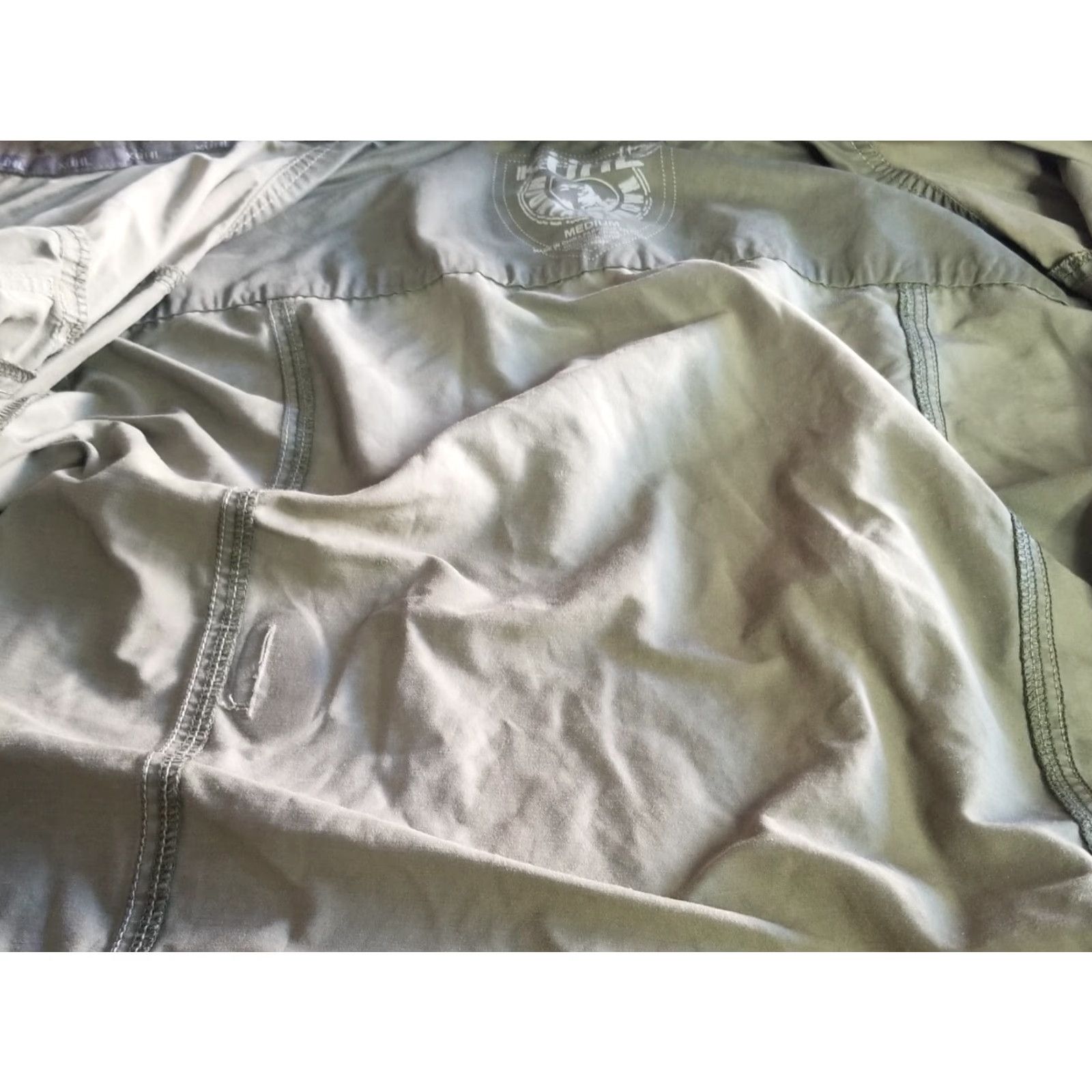 Vintage Kuhl Burr Jacket Military Green Canvas Basic Coat Patina Dye Mens Size Medium Regular Size US M / EU 48-50 / 2 - 6 Thumbnail