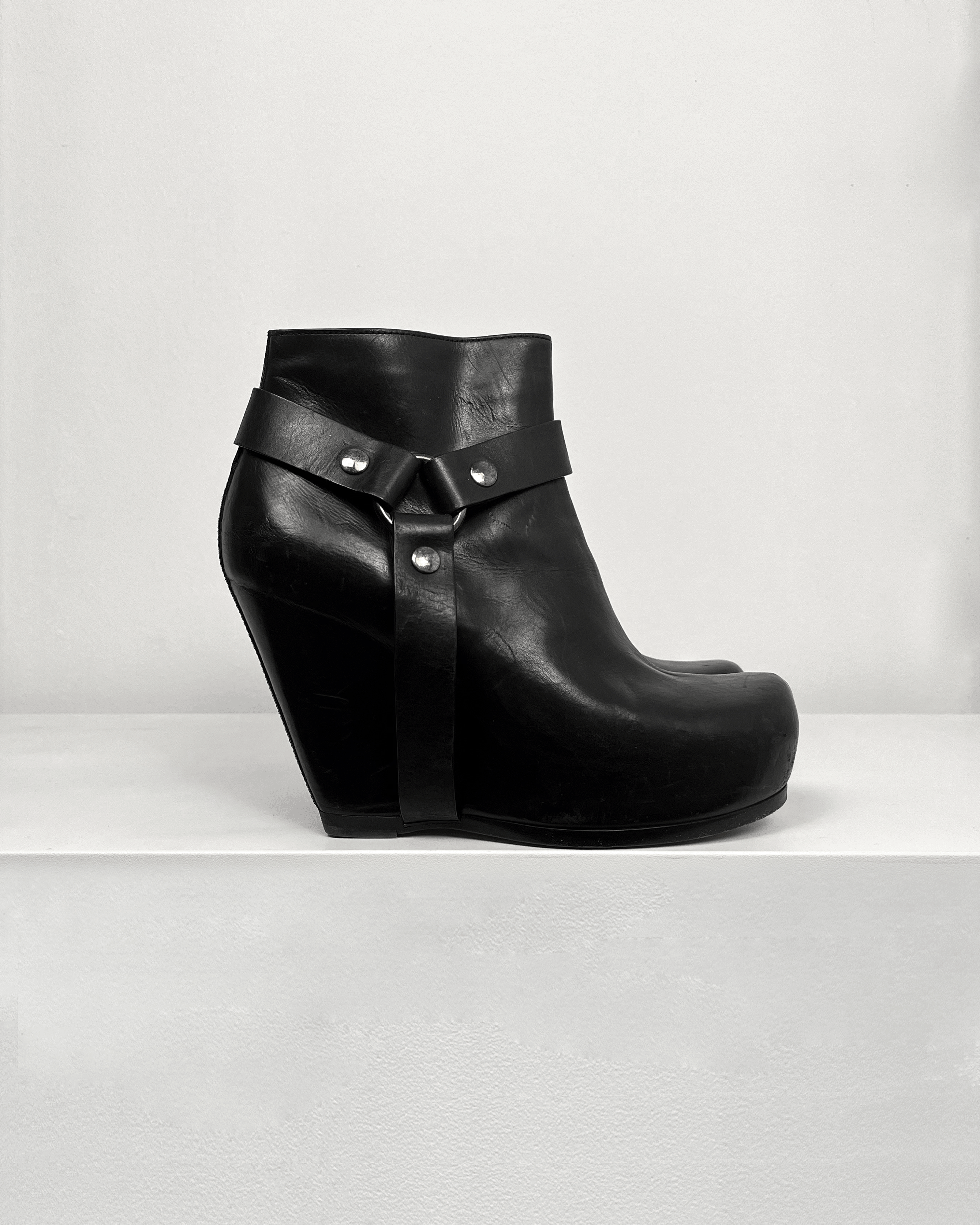 Rick Owens Rick Owens Harness Wedge Platform Boots Size US 5 / EU 37 - 3 Thumbnail