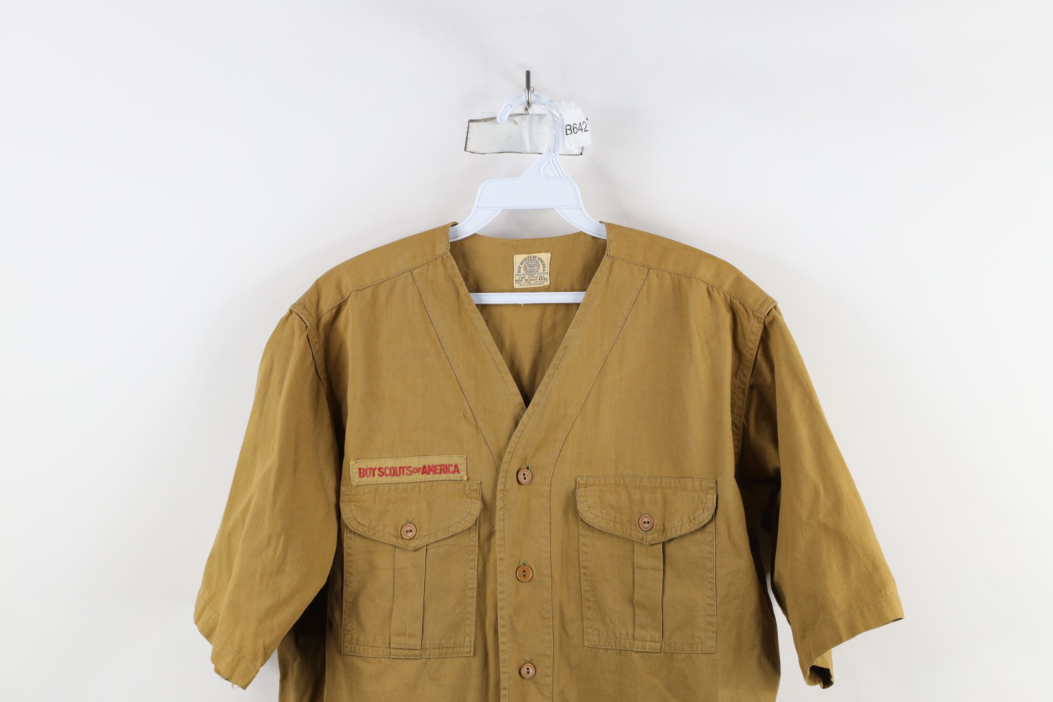 Vintage Vintage 40s Boy Scouts of America Uniform Button Shirt USA Size US M / EU 48-50 / 2 - 2 Thumbnail