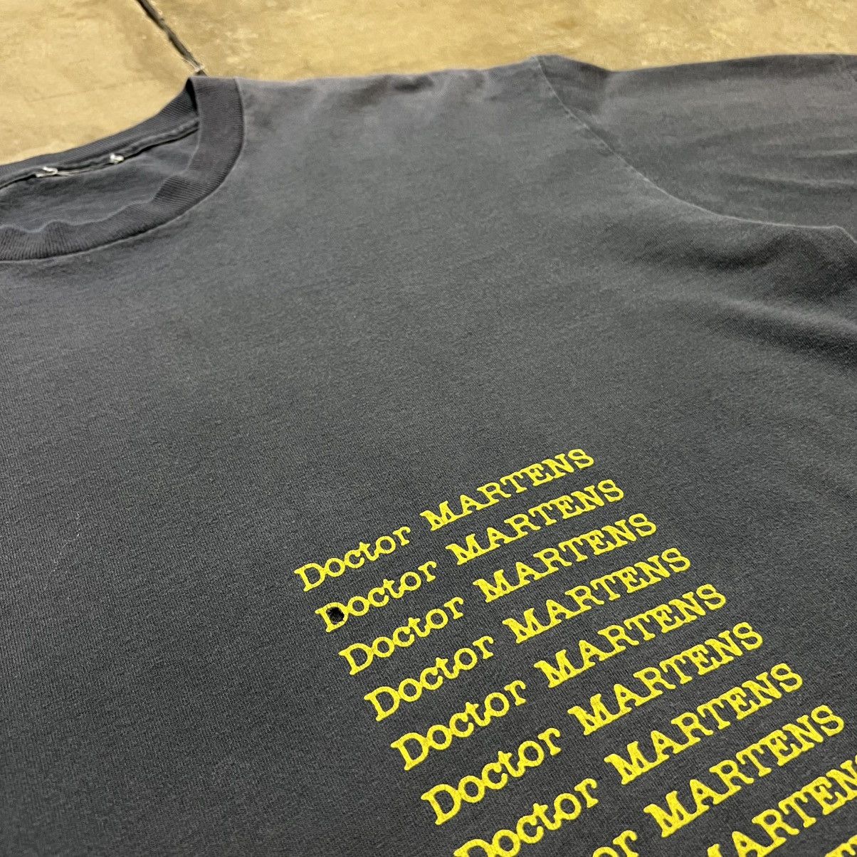 Dr. Martens × Vintage Vintage 90s Dr Marten Graphic Tee Faded 90s Single Stitch Size US XL / EU 56 / 4 - 4 Thumbnail
