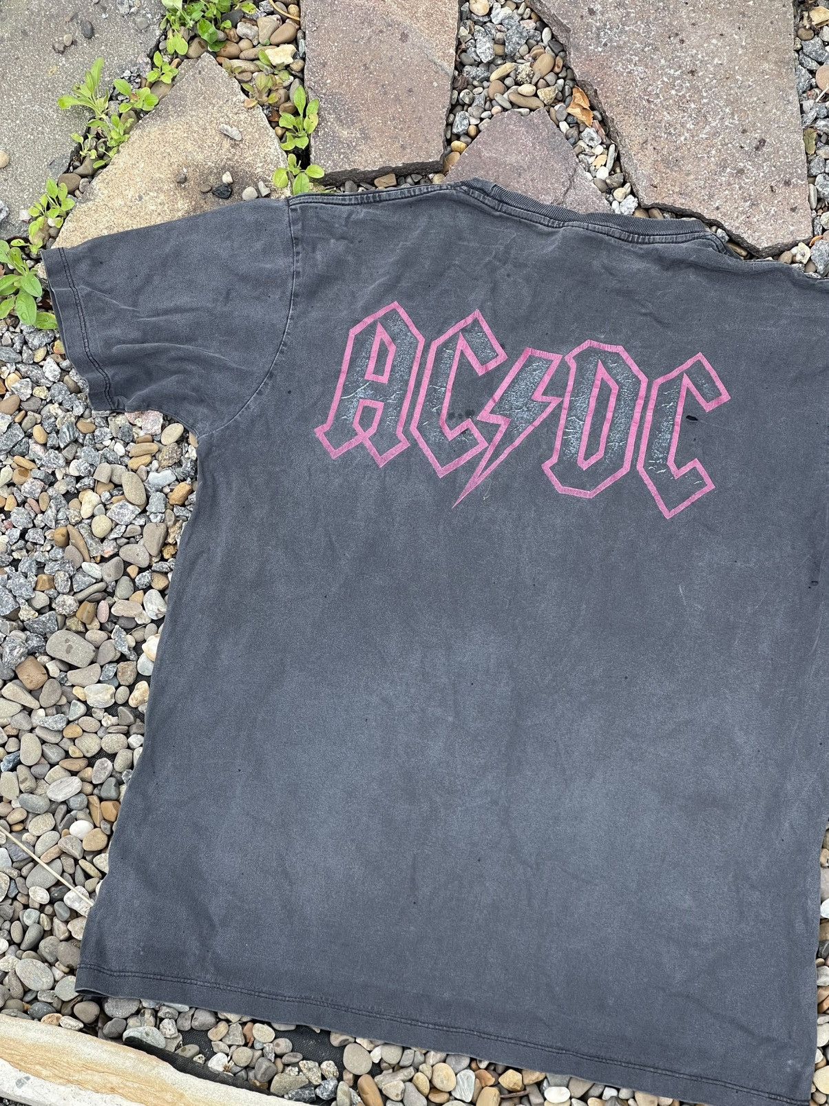 AC/DC 90’s AC/DC Vintage Hells Bells Distressed T-shirt Tee Size US L / EU 52-54 / 3 - 13 Thumbnail