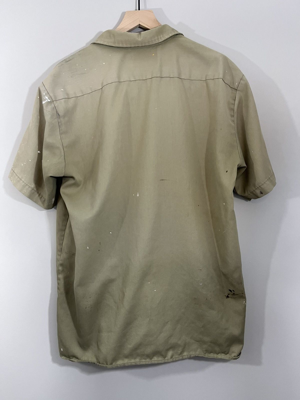 Vintage Thrashed Paint Stain Workwear Faded Shirt Size US L / EU 52-54 / 3 - 11 Thumbnail