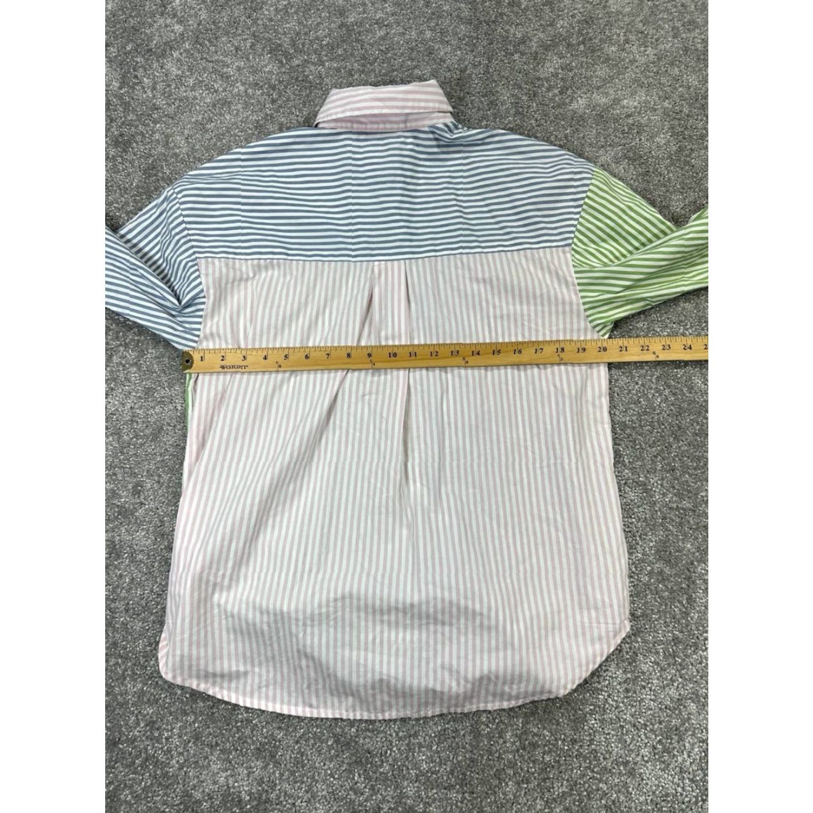 Abercrombie & Fitch Abercrombie & Fitch Shirt Mens Small Blue Green Pink Cotton Blend Button Up Size US S / EU 44-46 / 1 - 5 Thumbnail