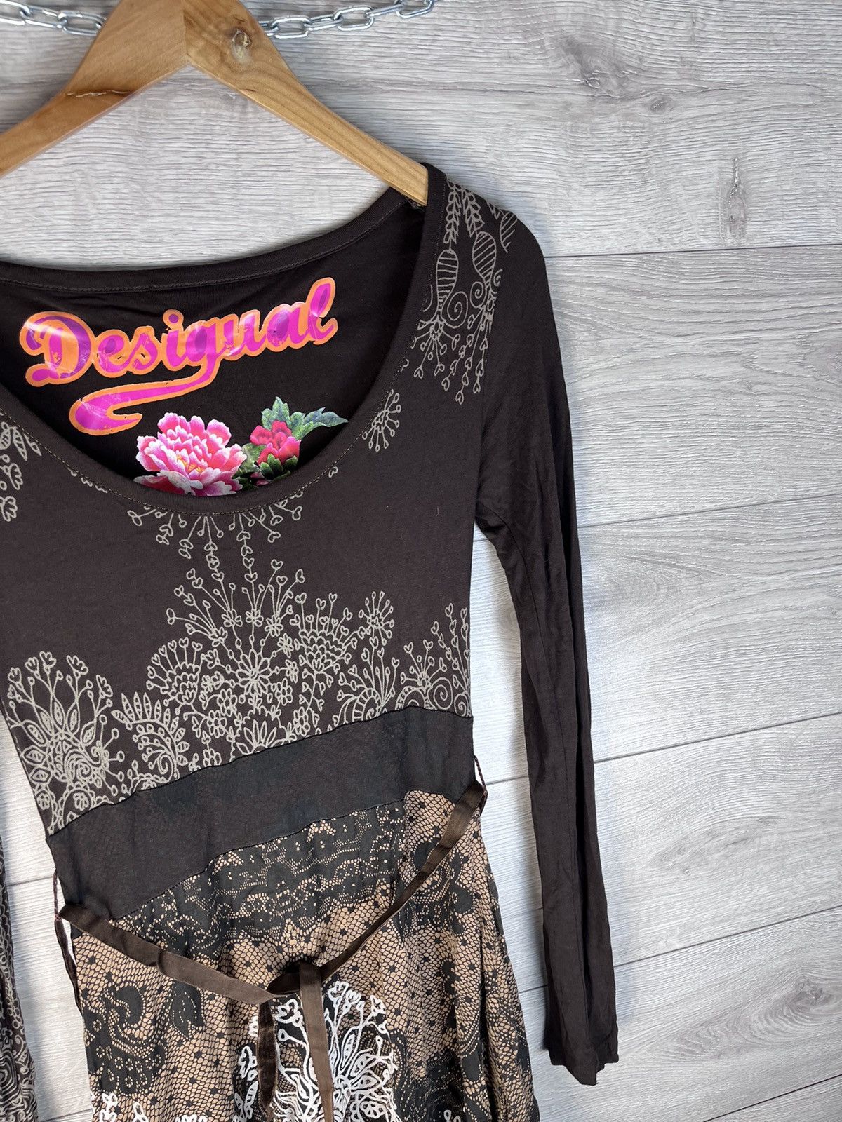 Desigual Women dress Designer size M flowers Y2K Size M / US 6-8 / IT 42-44 - 2 Thumbnail