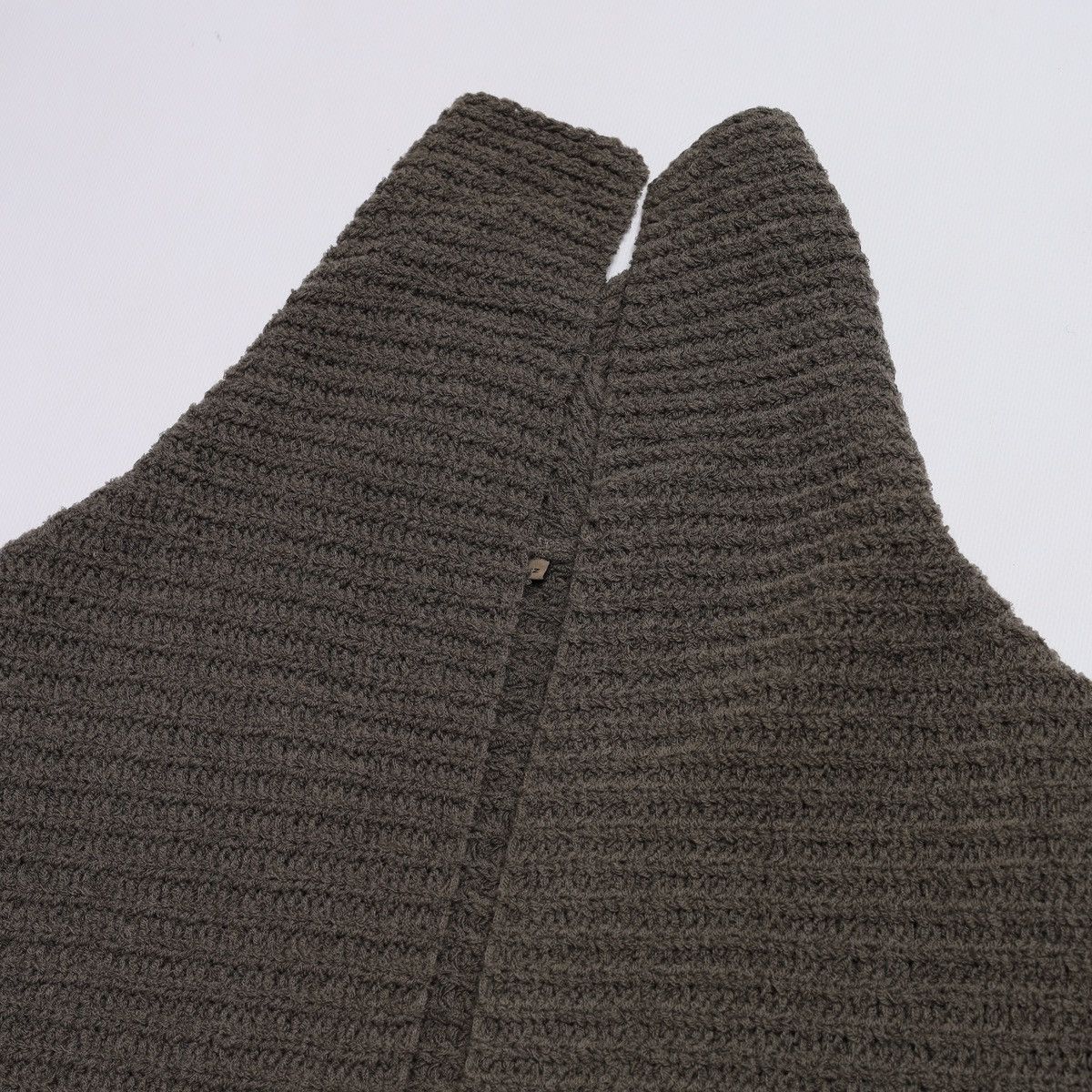 Annette Gortz Annette Gortz Wool Ribbed Cardigan Sweater Khaki Size M / US 6-8 / IT 42-44 - 6 Thumbnail