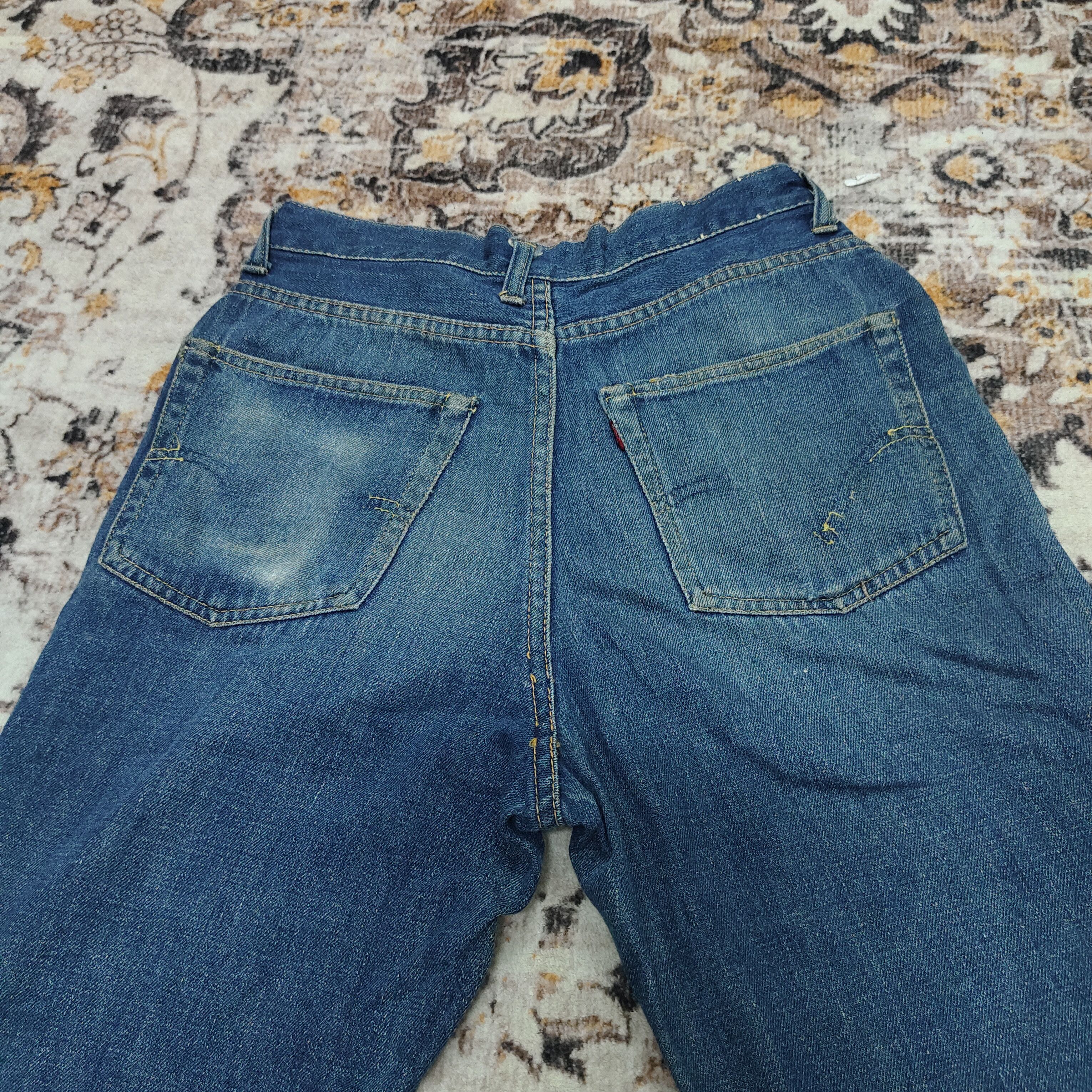 Levi's True Vintage 50s Levi's Big E Hidden Rivets Women Jean Size US 27 - 9 Thumbnail