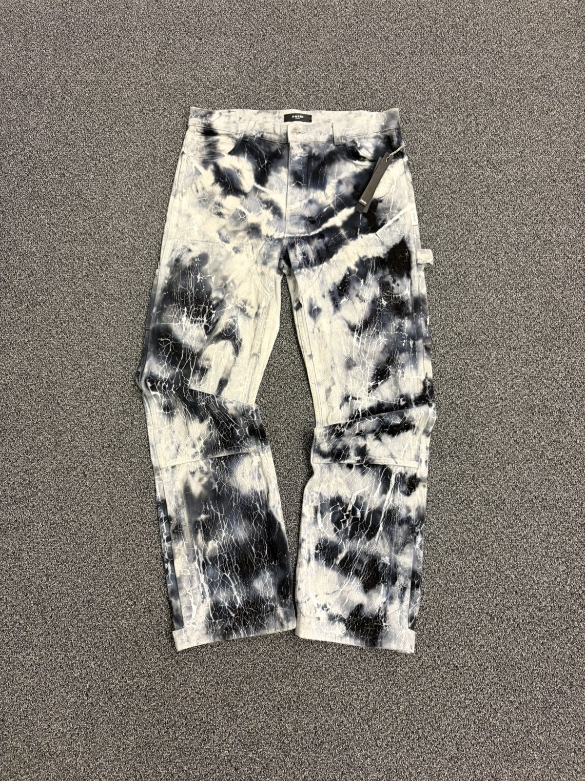 Amiri Amiri Bleached Tie-Dye Jeans Size US 34 / EU 50 - 2 Thumbnail