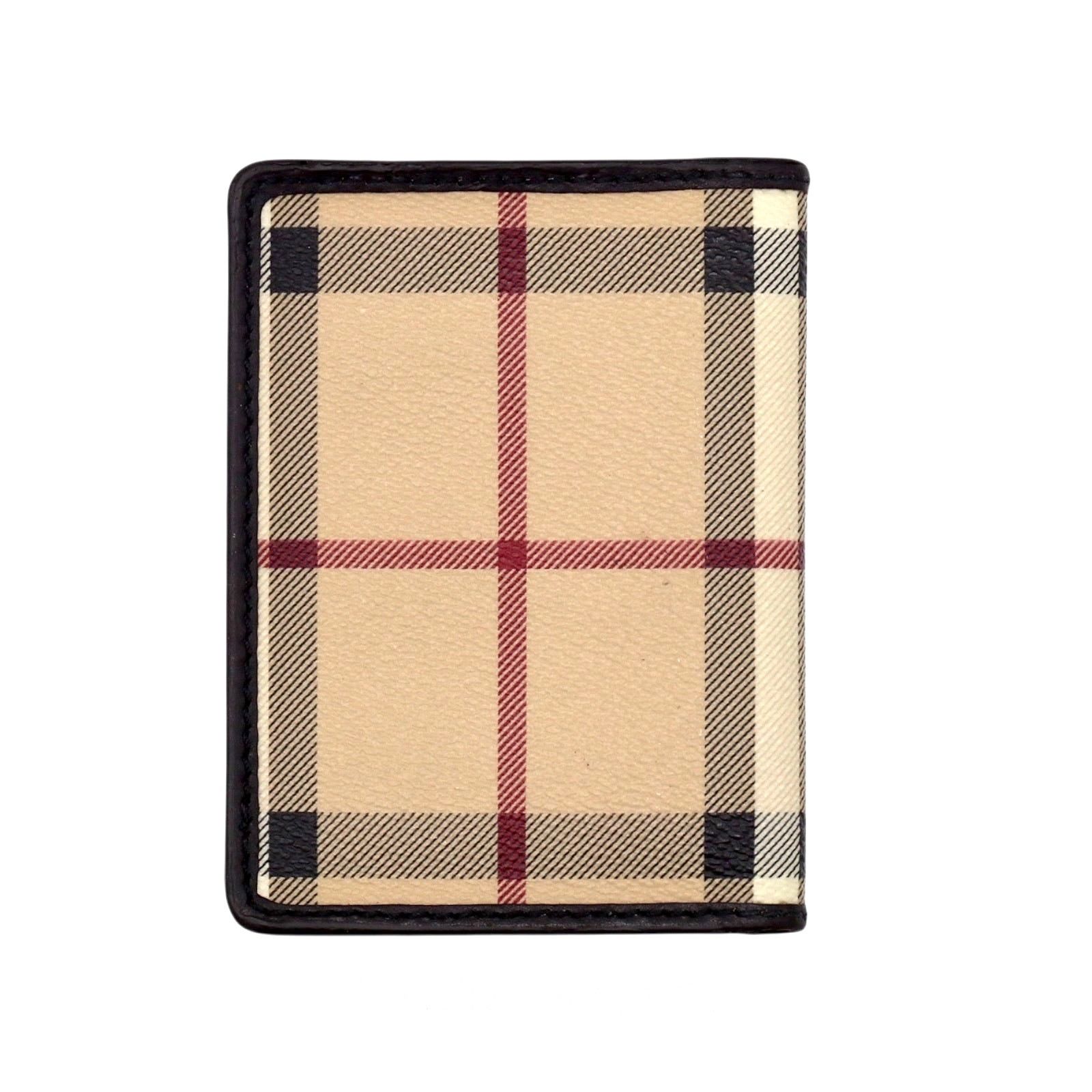 Burberry 🔴 Burberry Pocket Organizer Wallet - Haymarket Check Black Size ONE SIZE - 2 Thumbnail