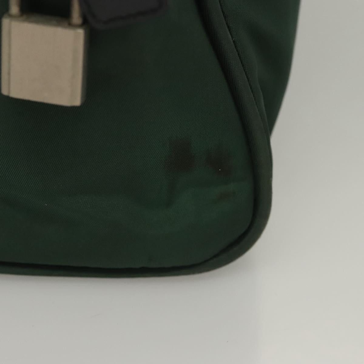 Prada PRADA Hand Bag Nylon Khaki Silver Size ONE SIZE - 6 Thumbnail