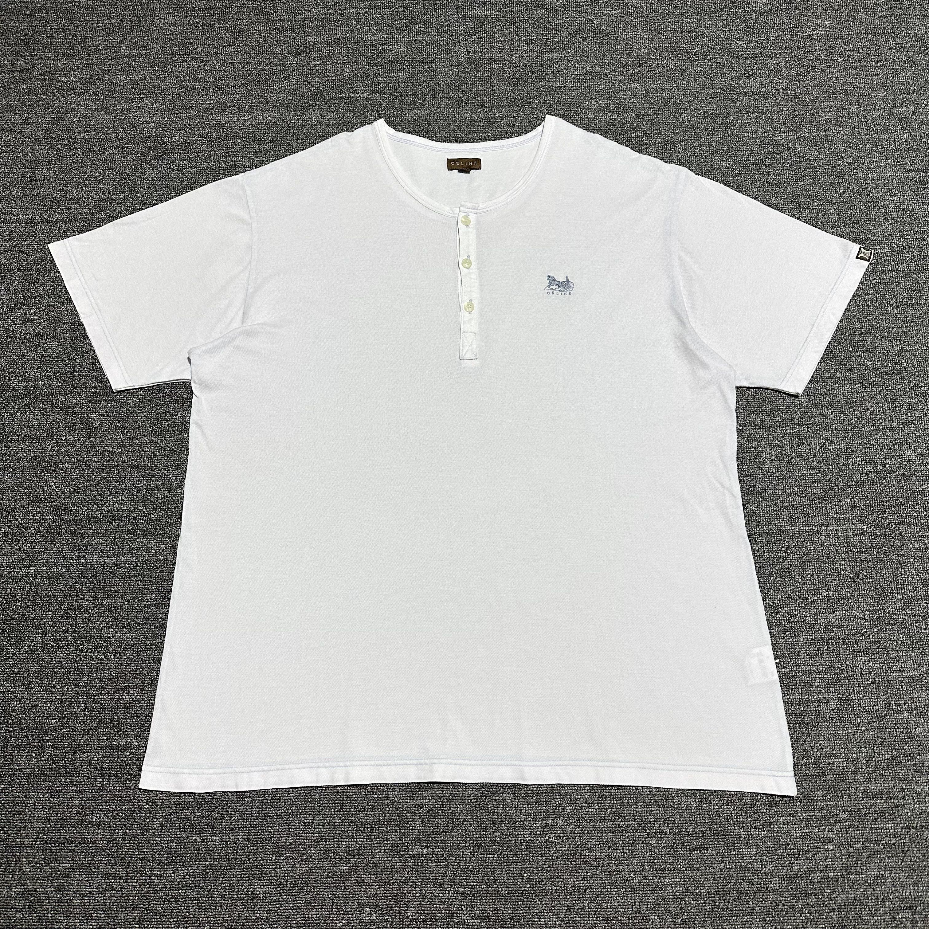 Celine Vintage Celine Half Button Size US XL / EU 56 / 4 - 1 Thumbnail