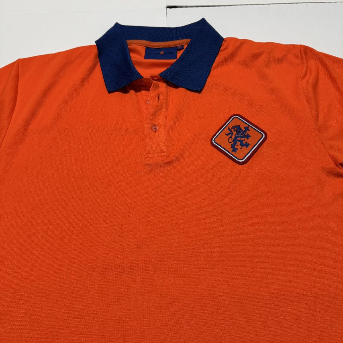 Vintage Netherlands Holland Heroes Men’s Fan Sport Polo Shirt Jersey Size US XL / EU 56 / 4 - 4 Thumbnail