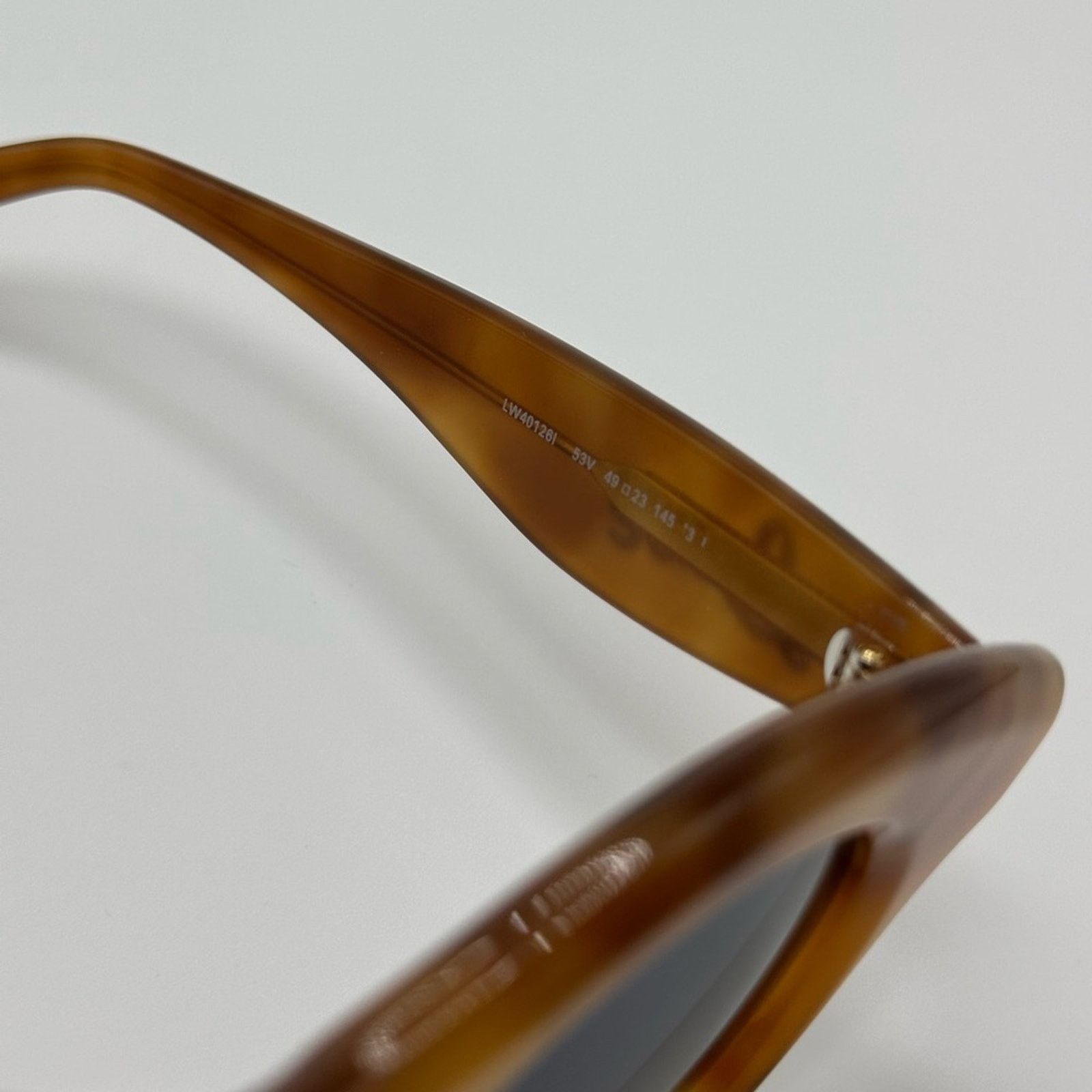 Loewe Loewe Curvy Sunglasses LW40126I 53V Havana Dark Blue Women Size ONE SIZE - 6 Thumbnail
