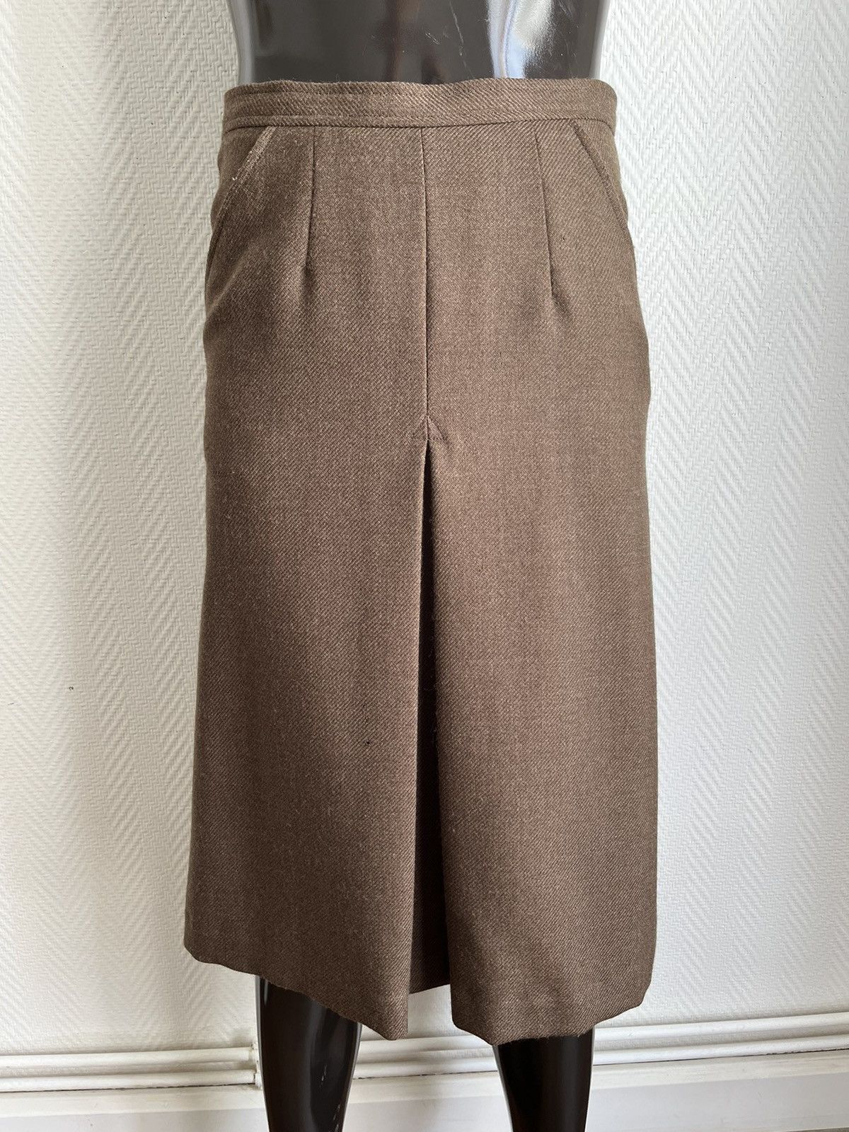 Maison Margiela AW2000 Pleated Wool Skirt Size 27" / US 4 / IT 40 - 3 Thumbnail