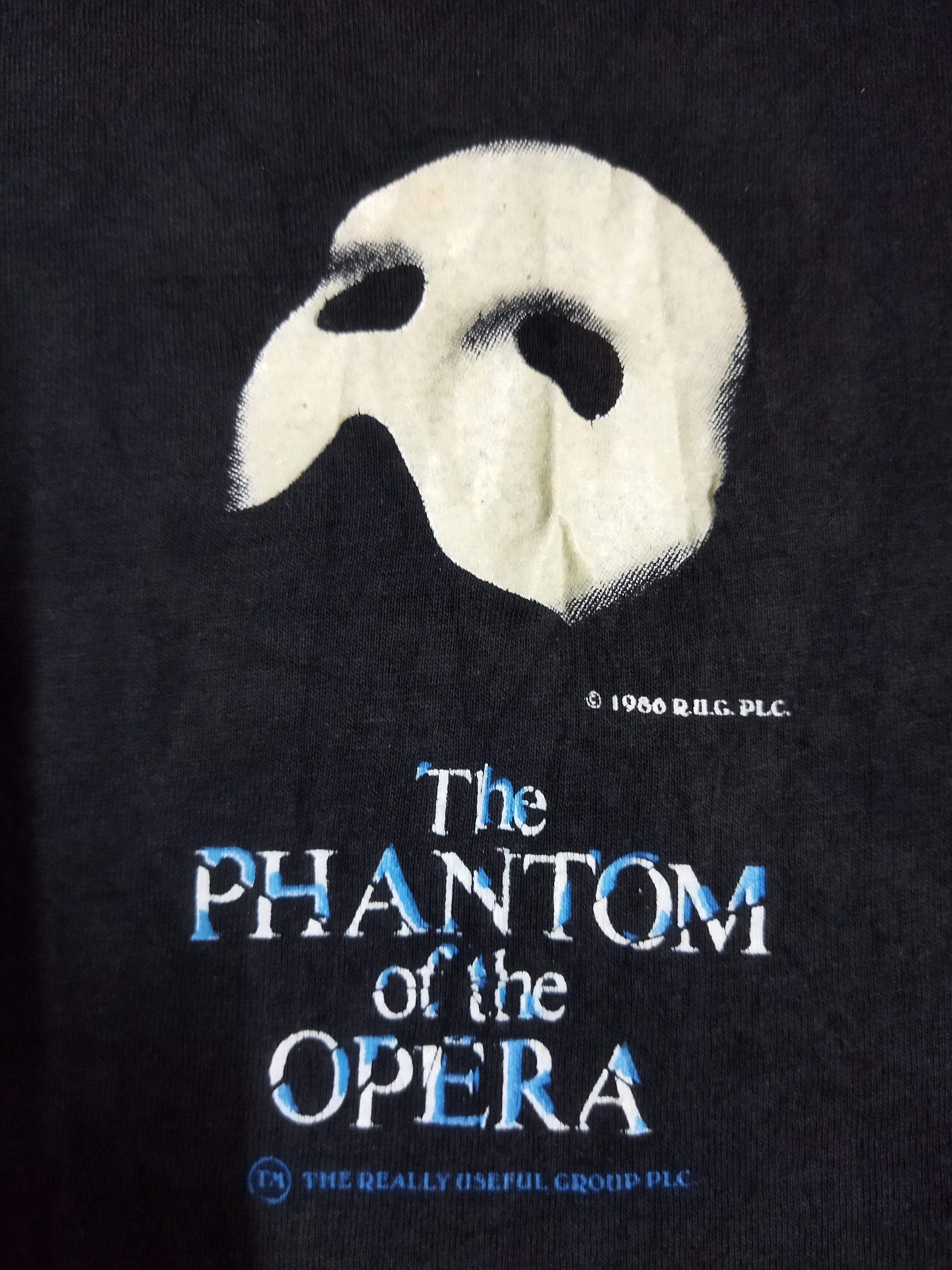 Vintage Vintage 80s The Phantom Of Opera Tee Size US L / EU 52-54 / 3 - 3 Thumbnail
