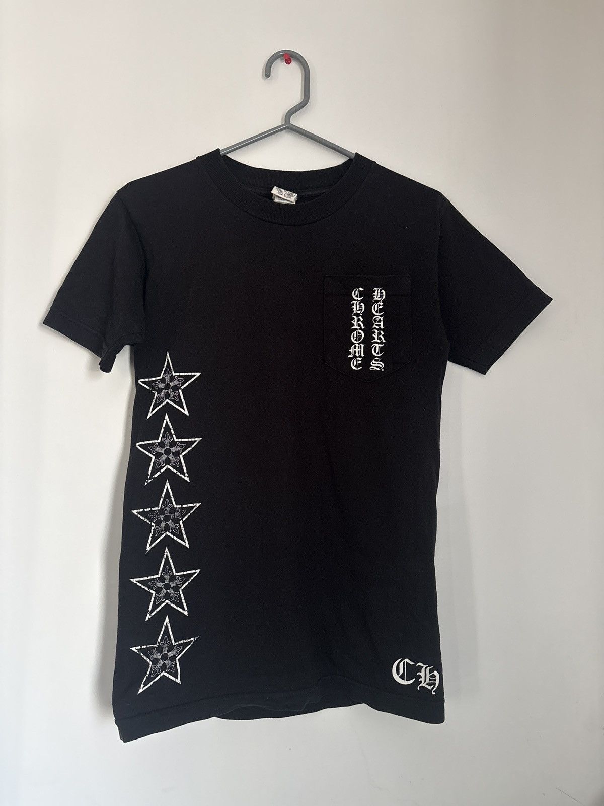 Vintage Chrome Hearts Star T-Bar Logo Tee Chrome Hearts Old T Bar