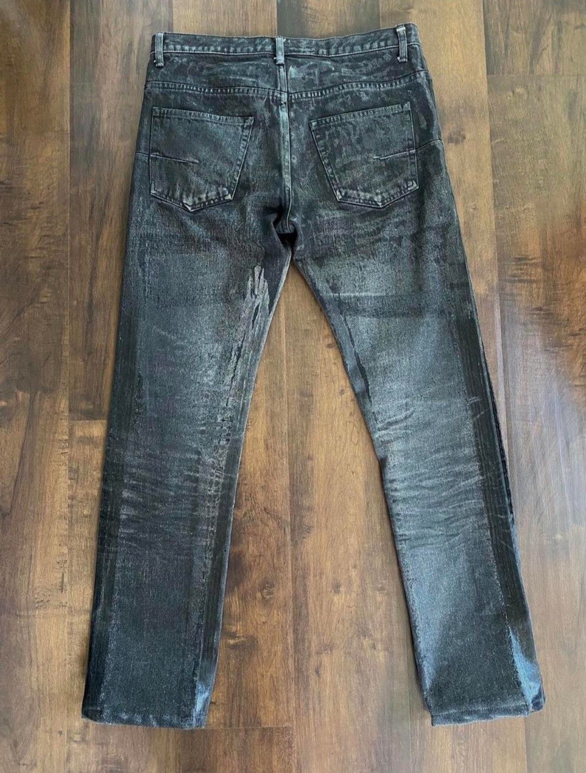 Dior × Hedi Slimane Dior AW03 Hedi Slimane Luster wax Denim Size US 29 - 2 Thumbnail