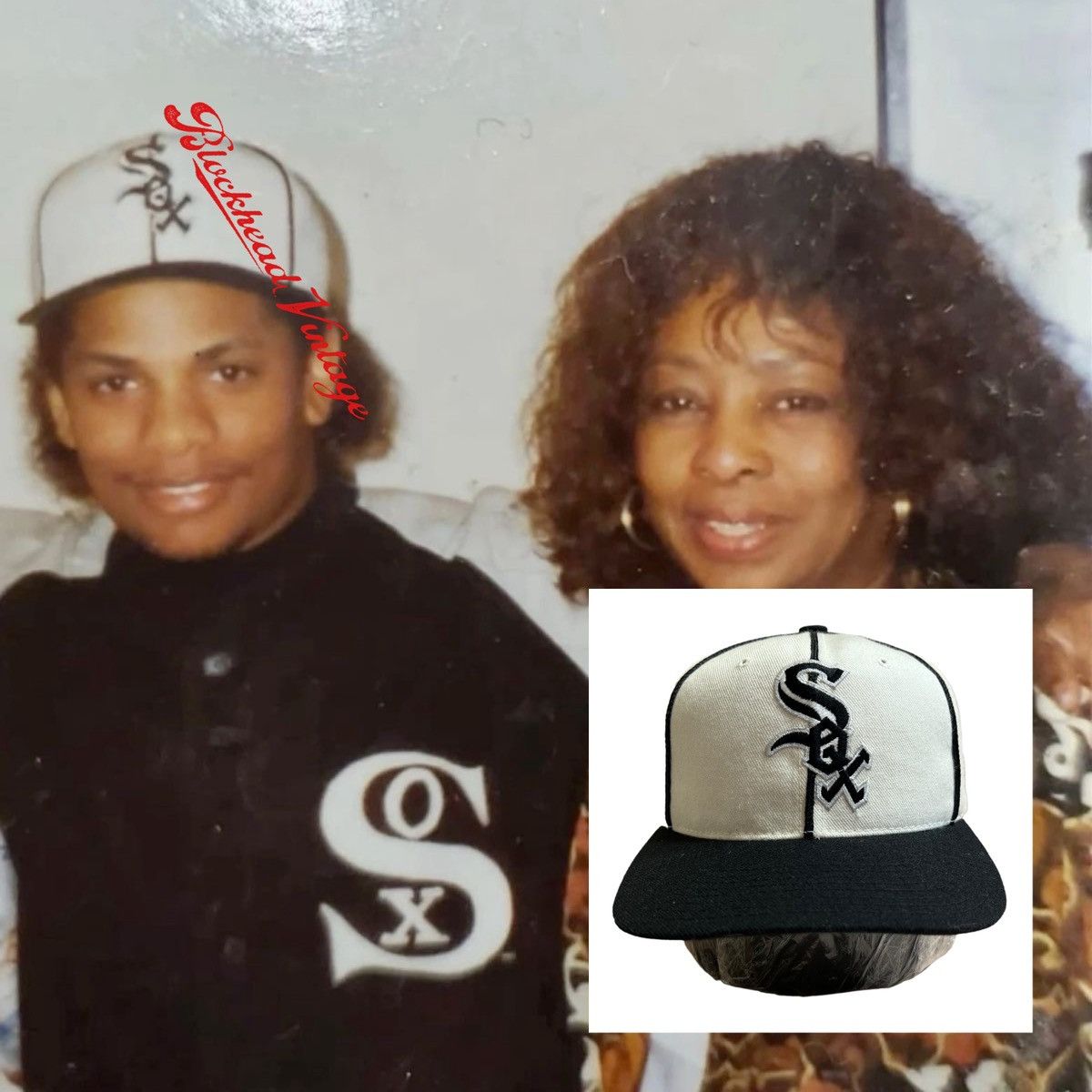 image of Chicago White Sox American Needle Snapback Vintage Eazy E, Men's