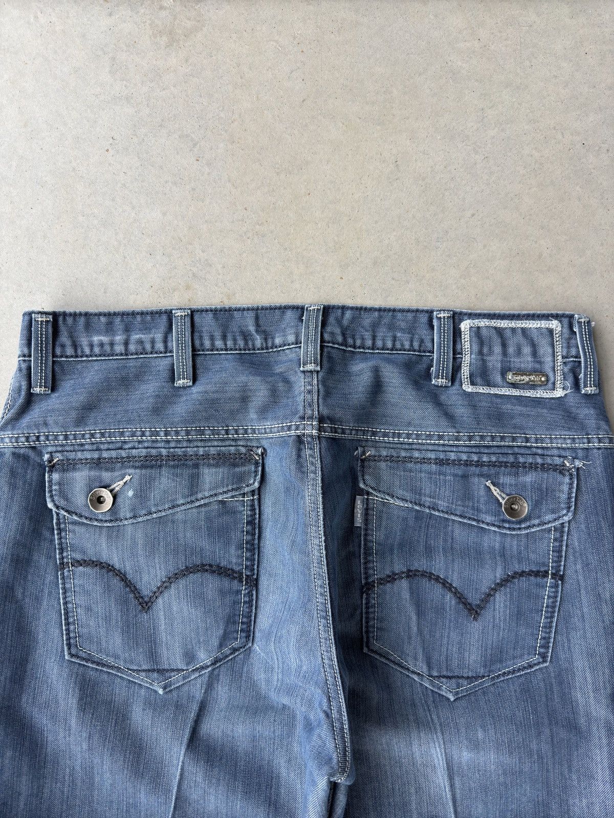 Levi's Vintage Y2K Levi’s Silvertab Wide Leg Shorts Size US 38 / EU 54 - 3 Thumbnail