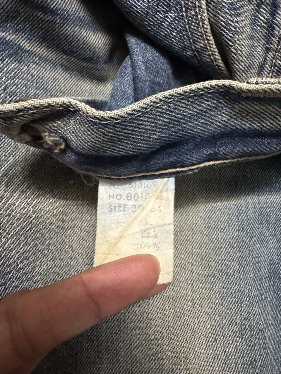 Japanese Brand BAGGY 90s Blue Way Rusty Mudwash Sick Style Distressed Jeans Size US 29 - 11 Thumbnail