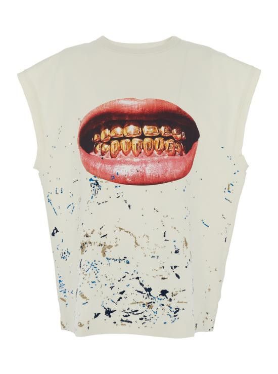 PURPLE BRAND Men Tops M1072TWWS325 White