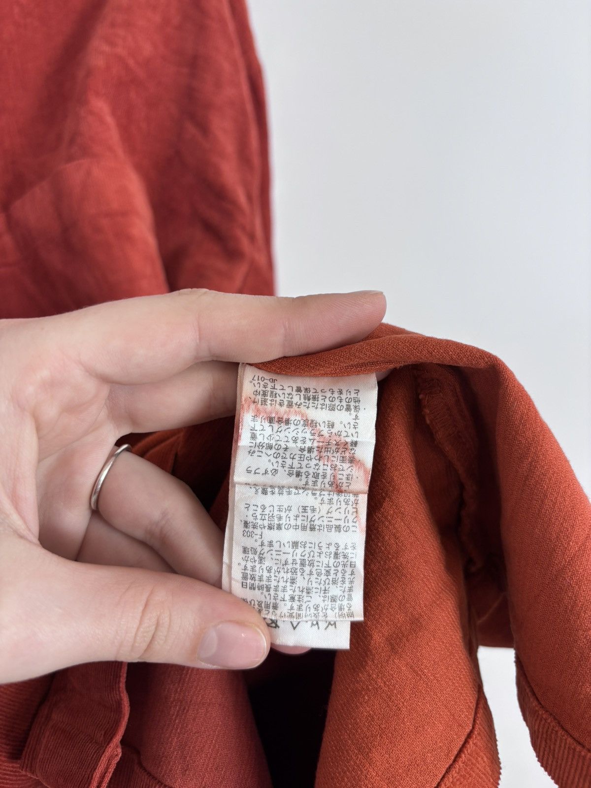 Japanese Brand Junred Tokyo Japan Men’s Corduroy Velvet Long Sleeve Shirt Size US M / EU 48-50 / 2 - 11 Thumbnail